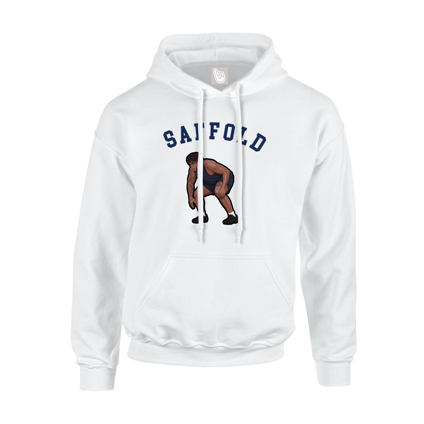 Hoodie — Shirsey Arch in White