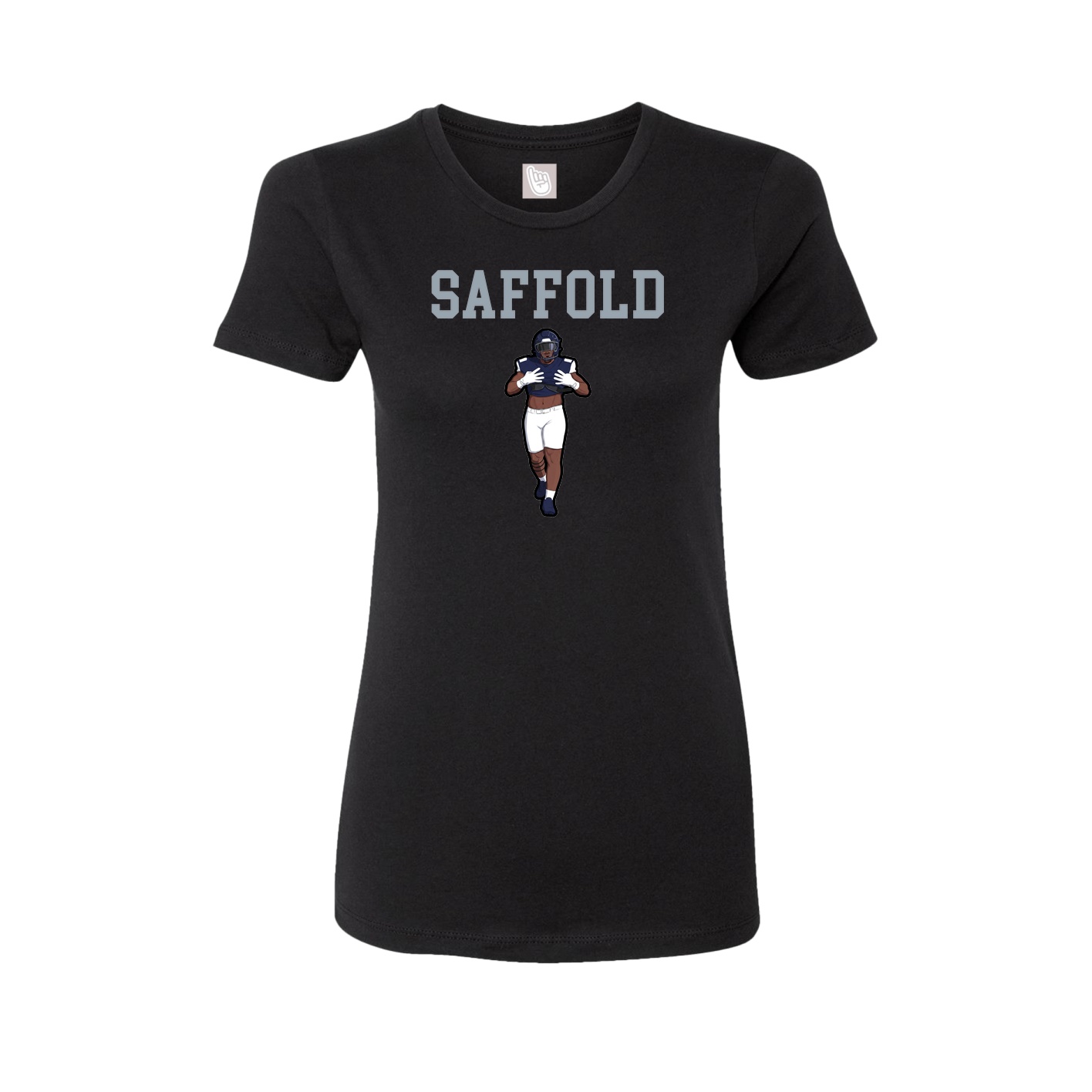 Fitted Women's Tee — Shirsey in Black