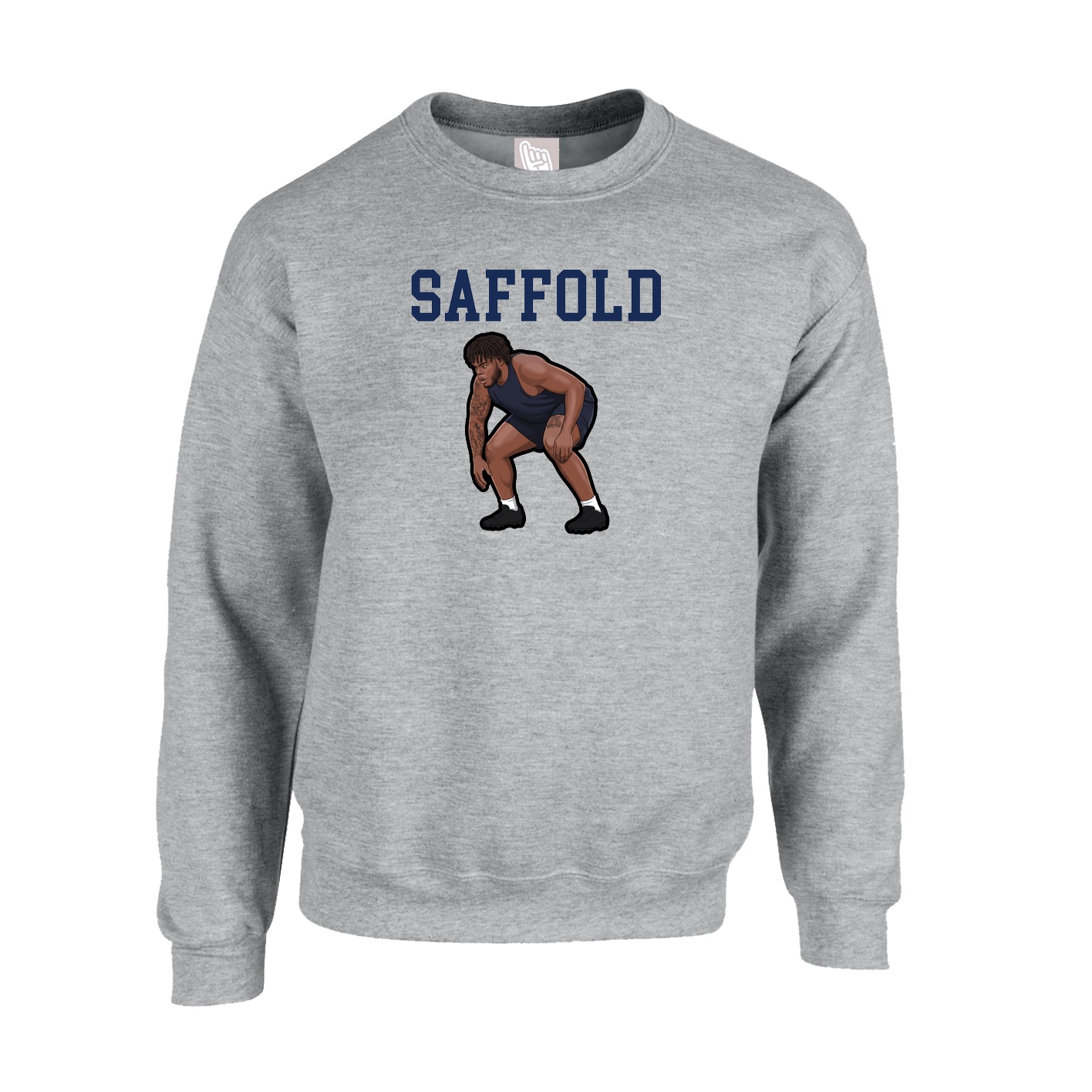 Fleece Crew — Shirsey in Grey