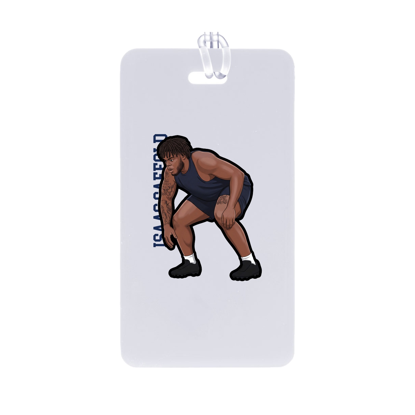 Bag Tag — Name Vertical in Classic
