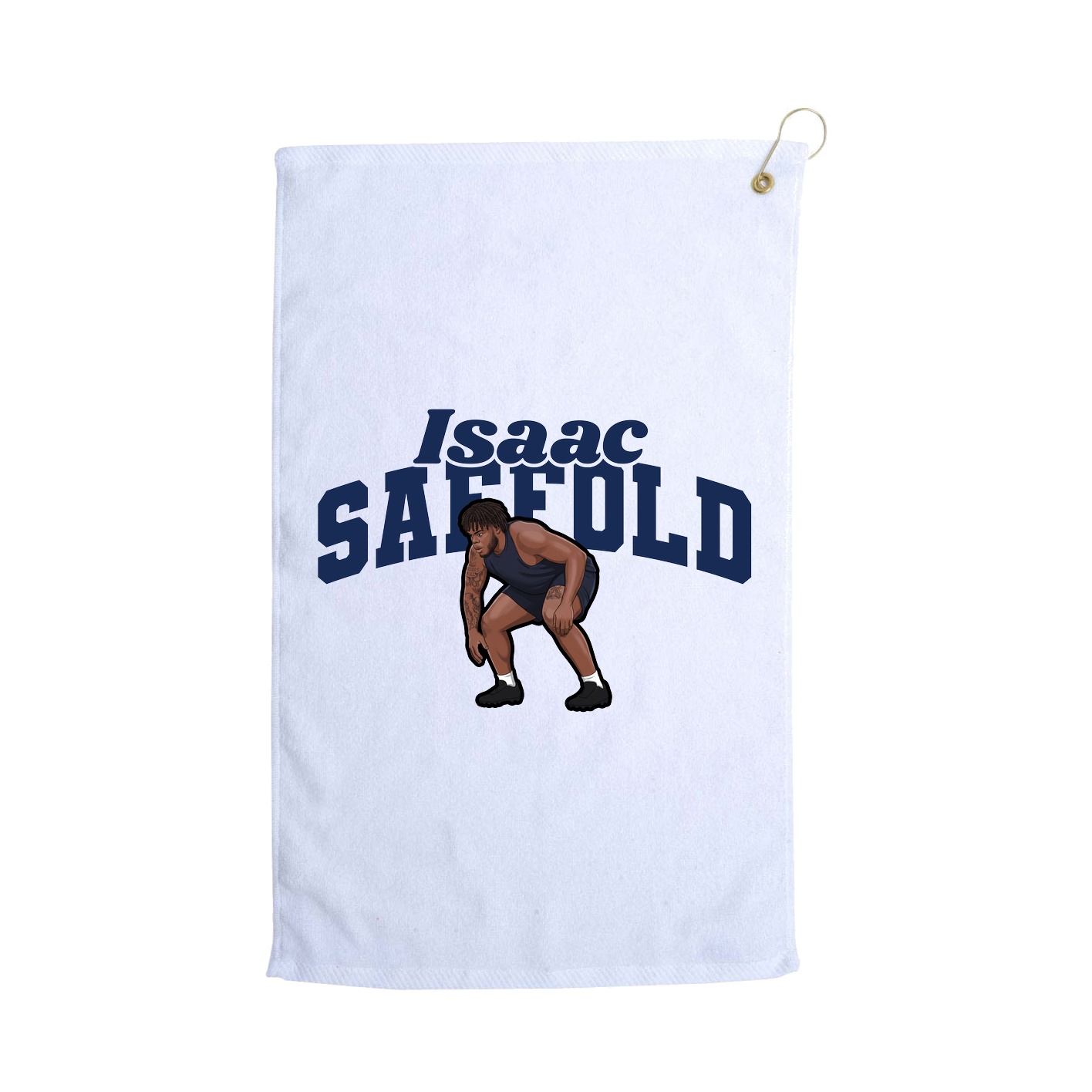 Golf Towel — Signature Arch in White