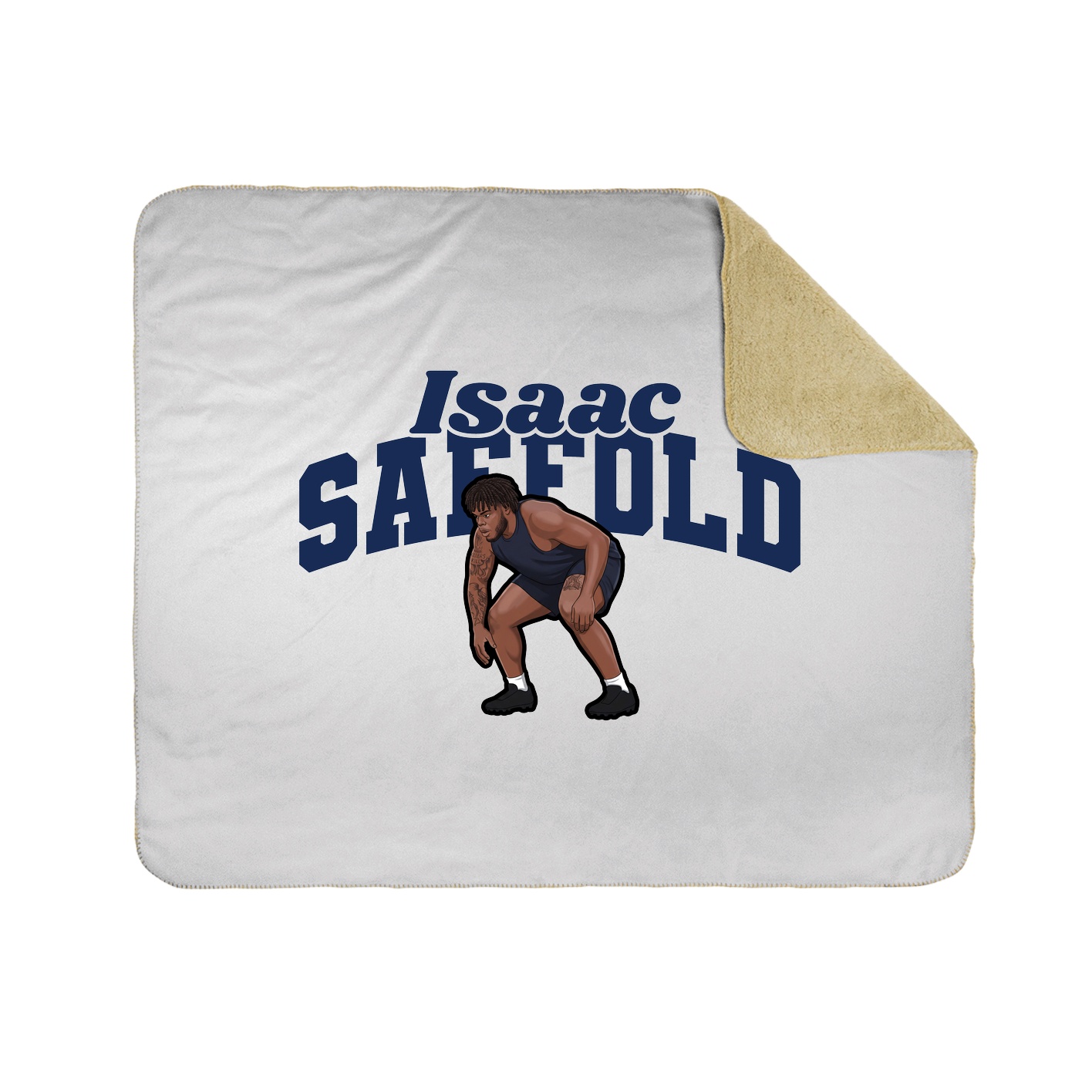 Throw Blanket — Signature Arch in White