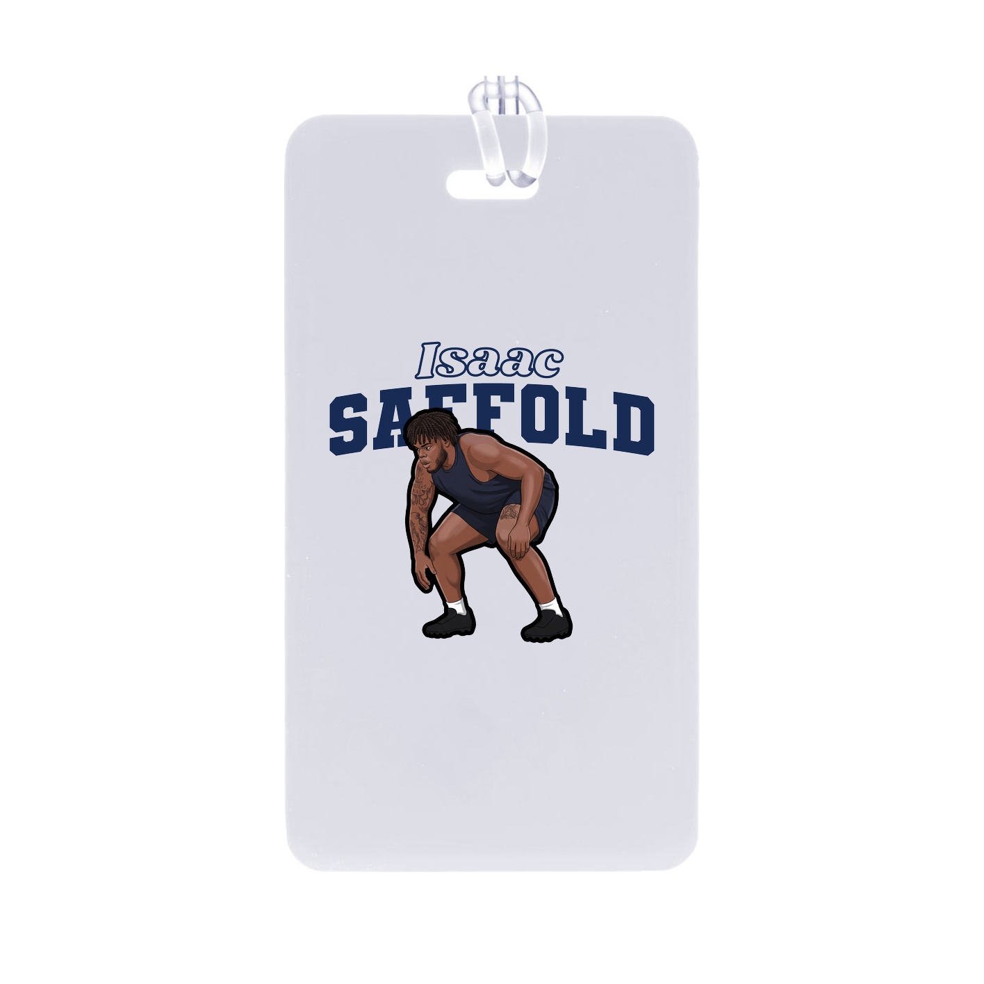 Bag Tag — Name Arch in Classic