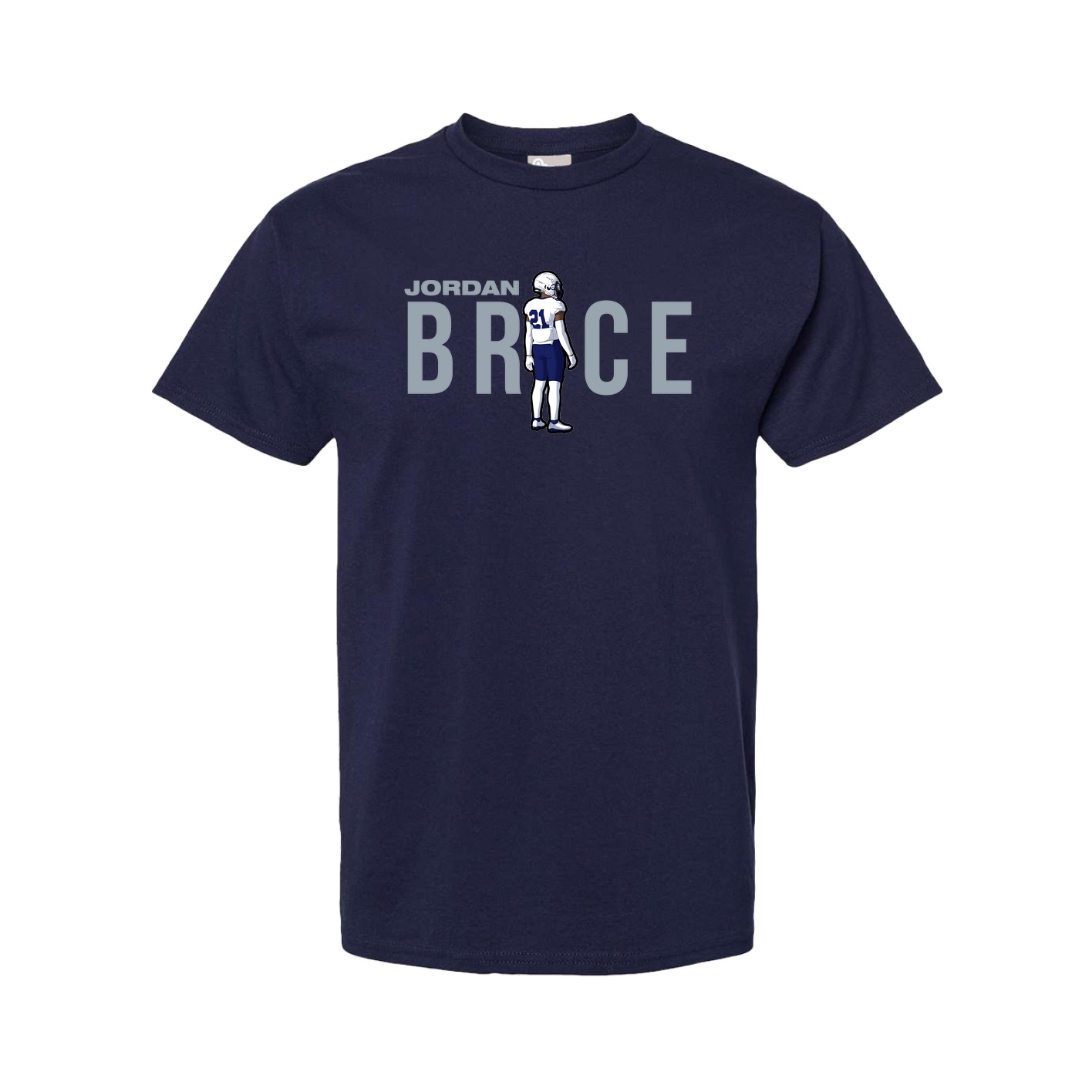 Tee — Player Name in Navy