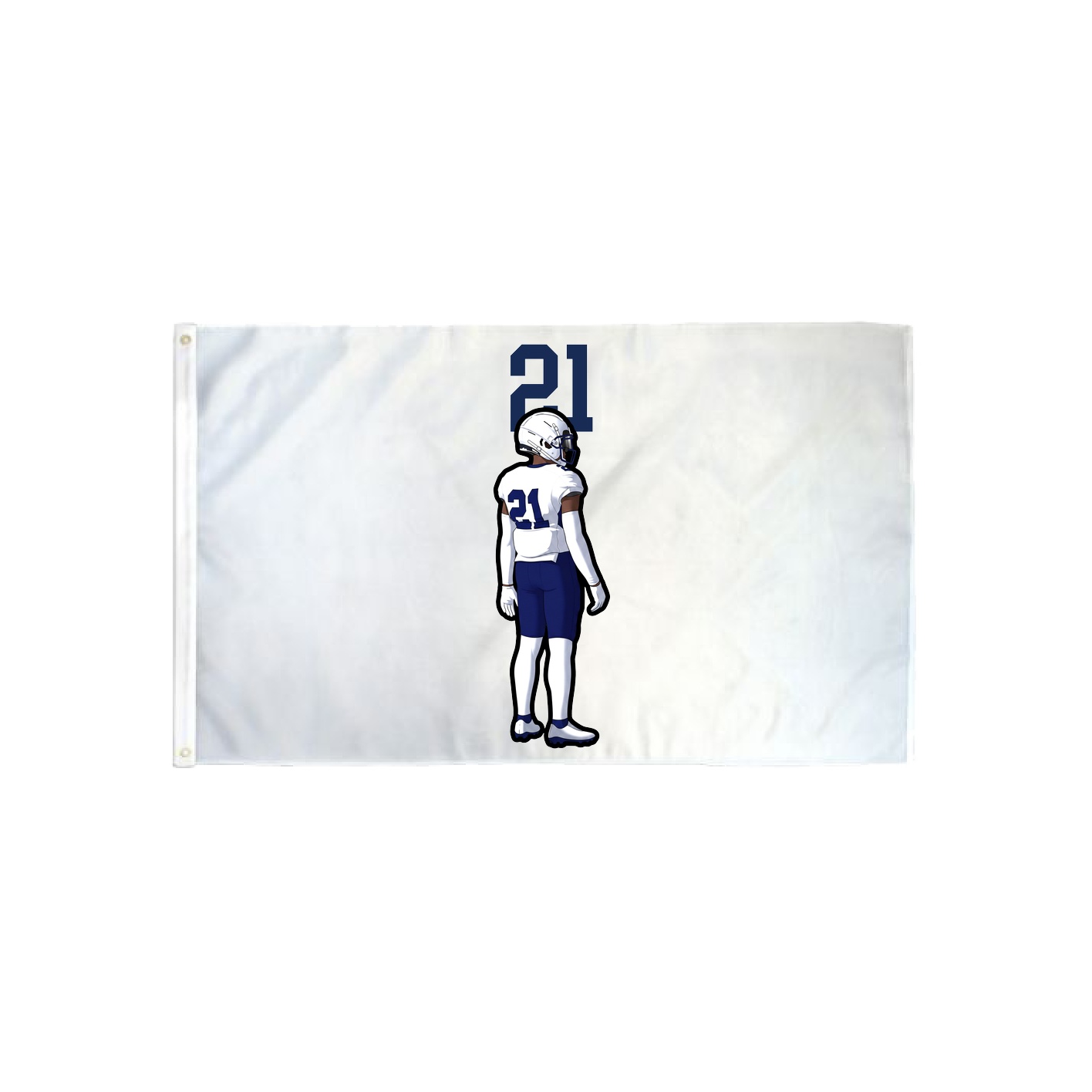 3x5 Flag — Number Top in Classic
