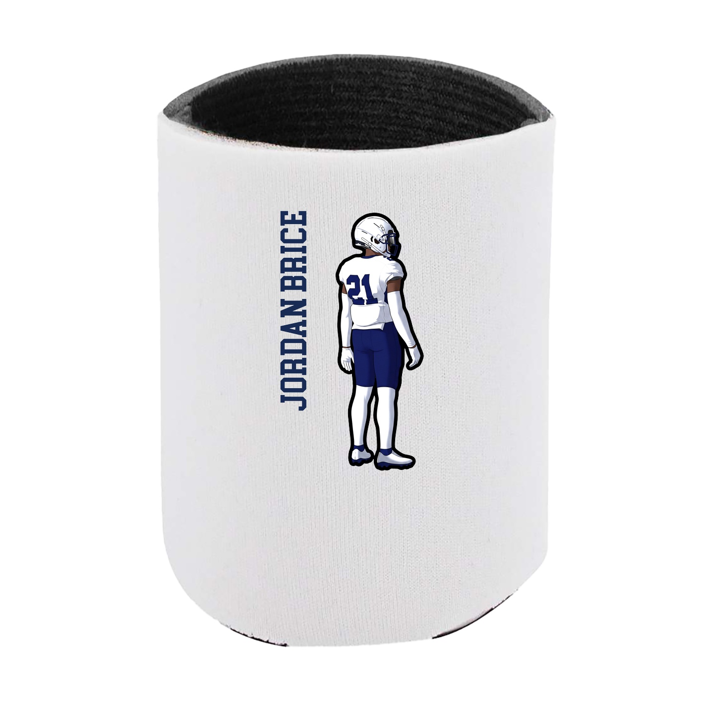 Can Holder — Name Vertical in White