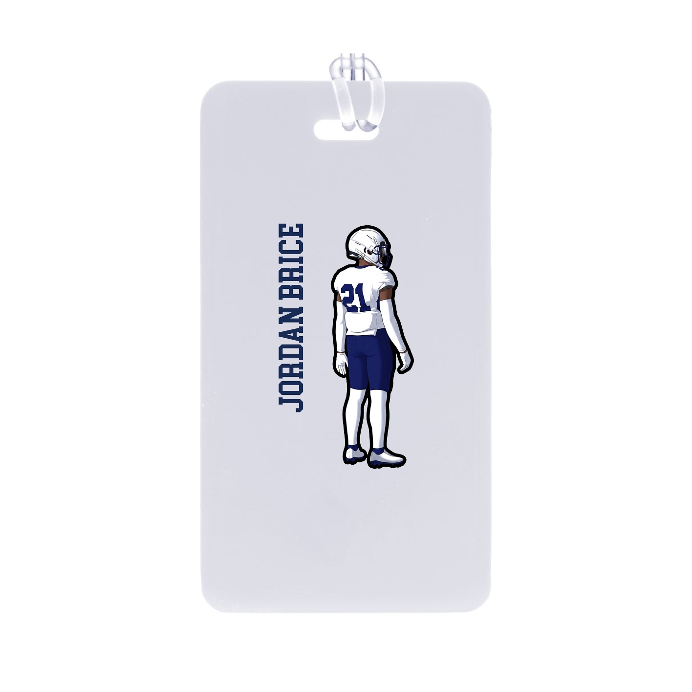 Bag Tag — Name Vertical in Classic