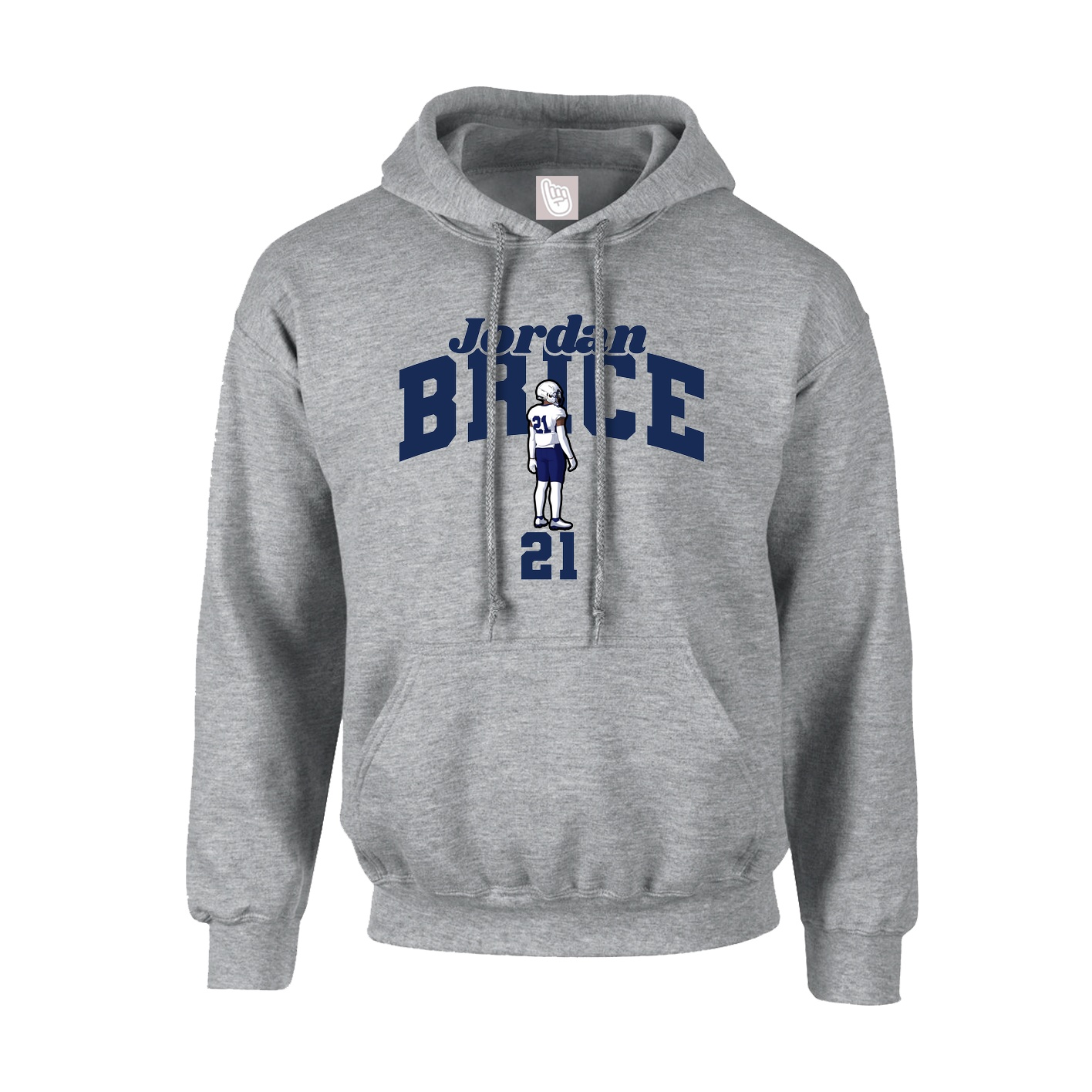 Hoodie — Signature Arch in Grey