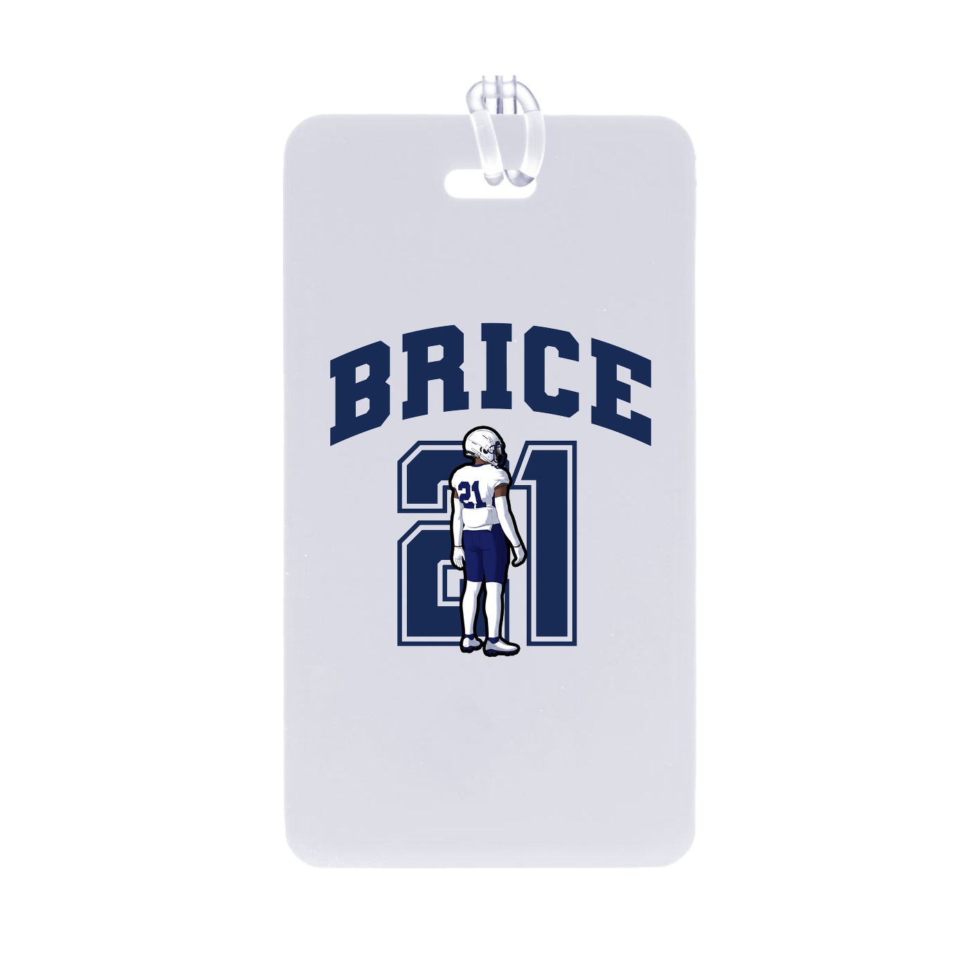 Bag Tag — Number in Classic