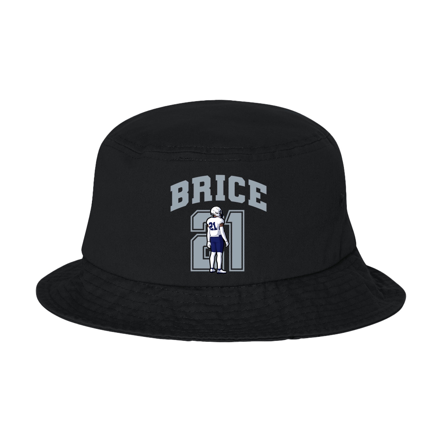 Bucket Cap — Number in Black