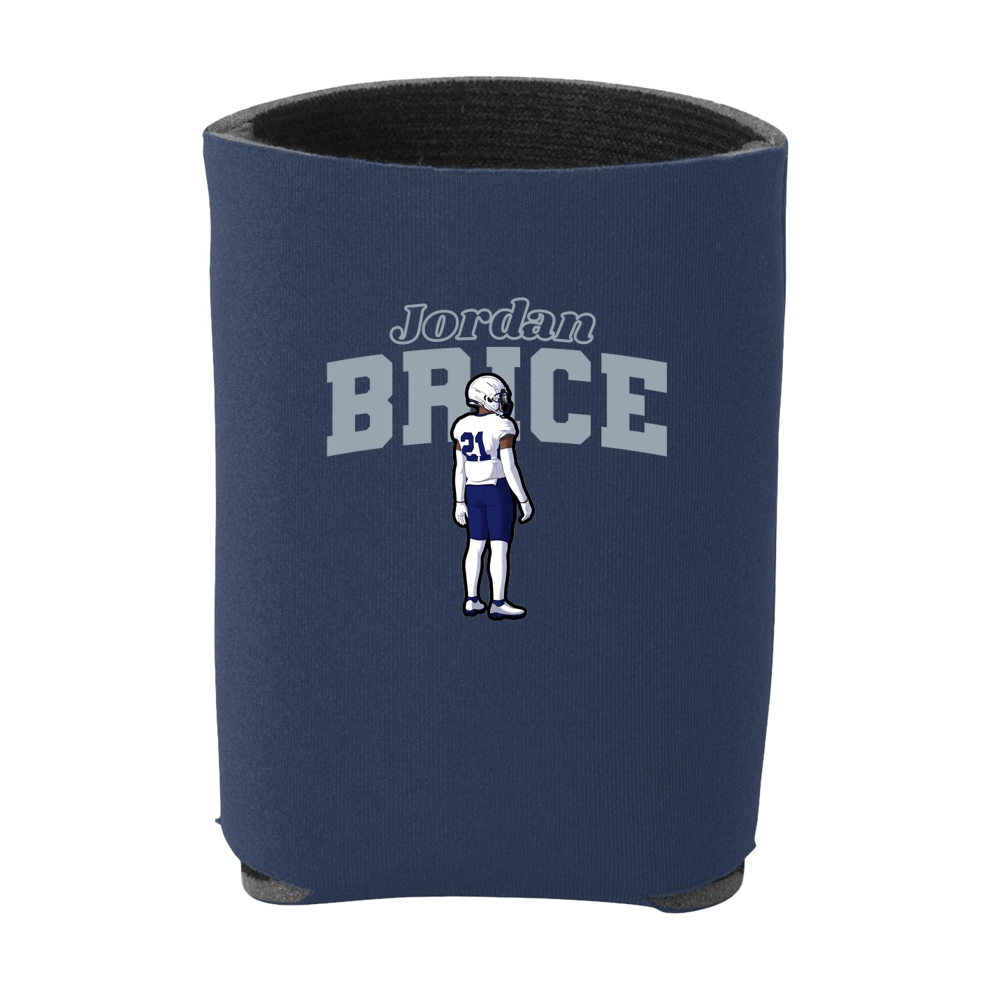 Can Holder — Name Arch in Navy
