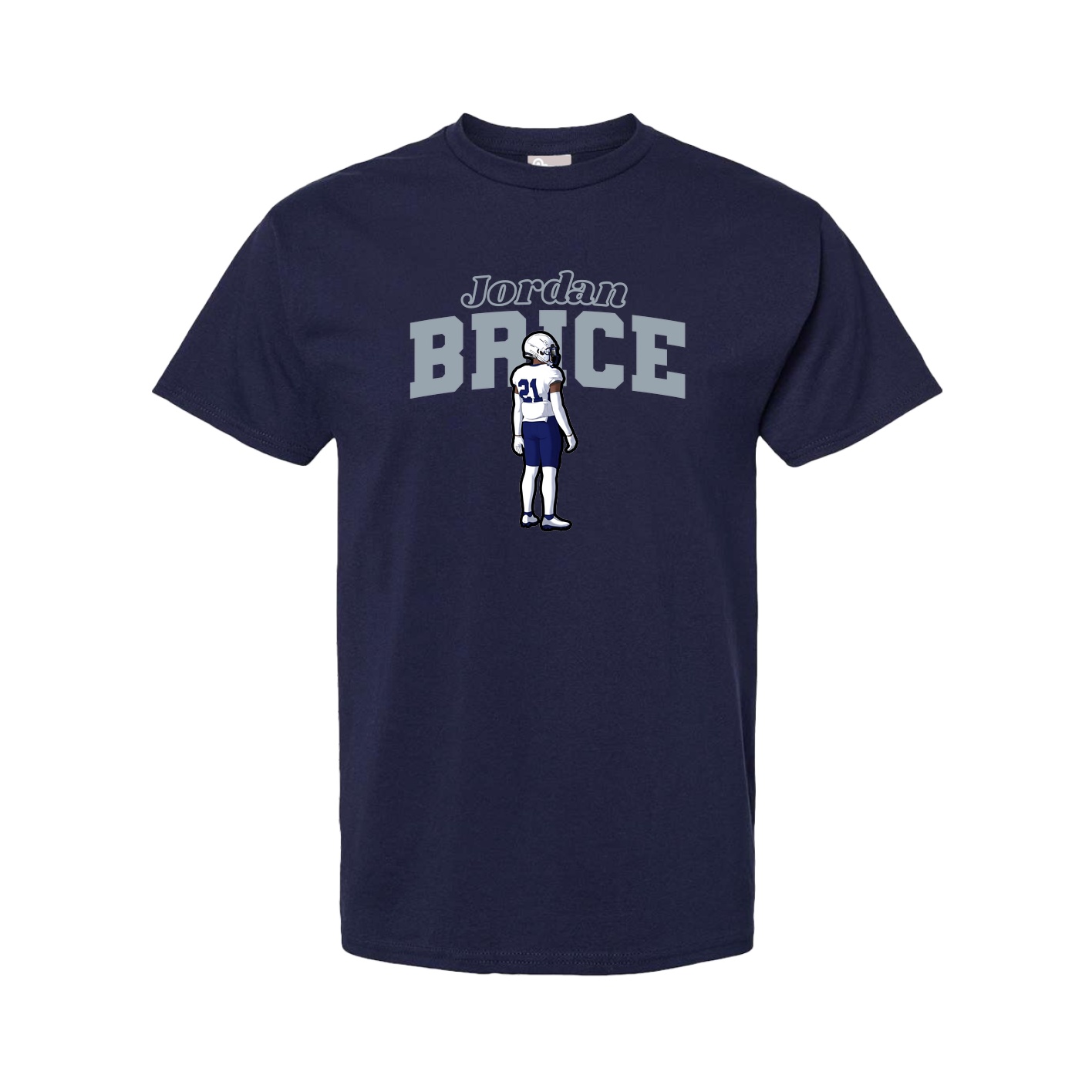 Youth Tee — Name Arch in Navy