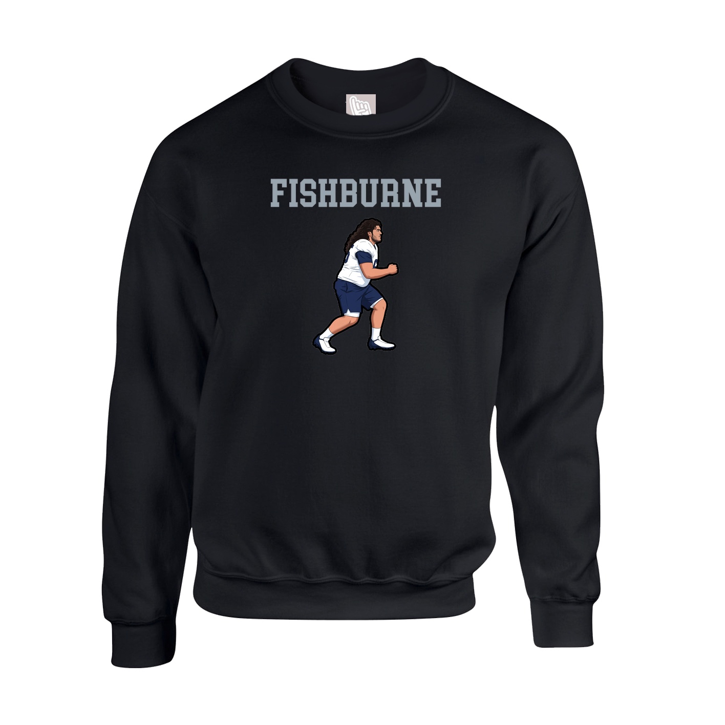 Fleece Crew — Shirsey in Black