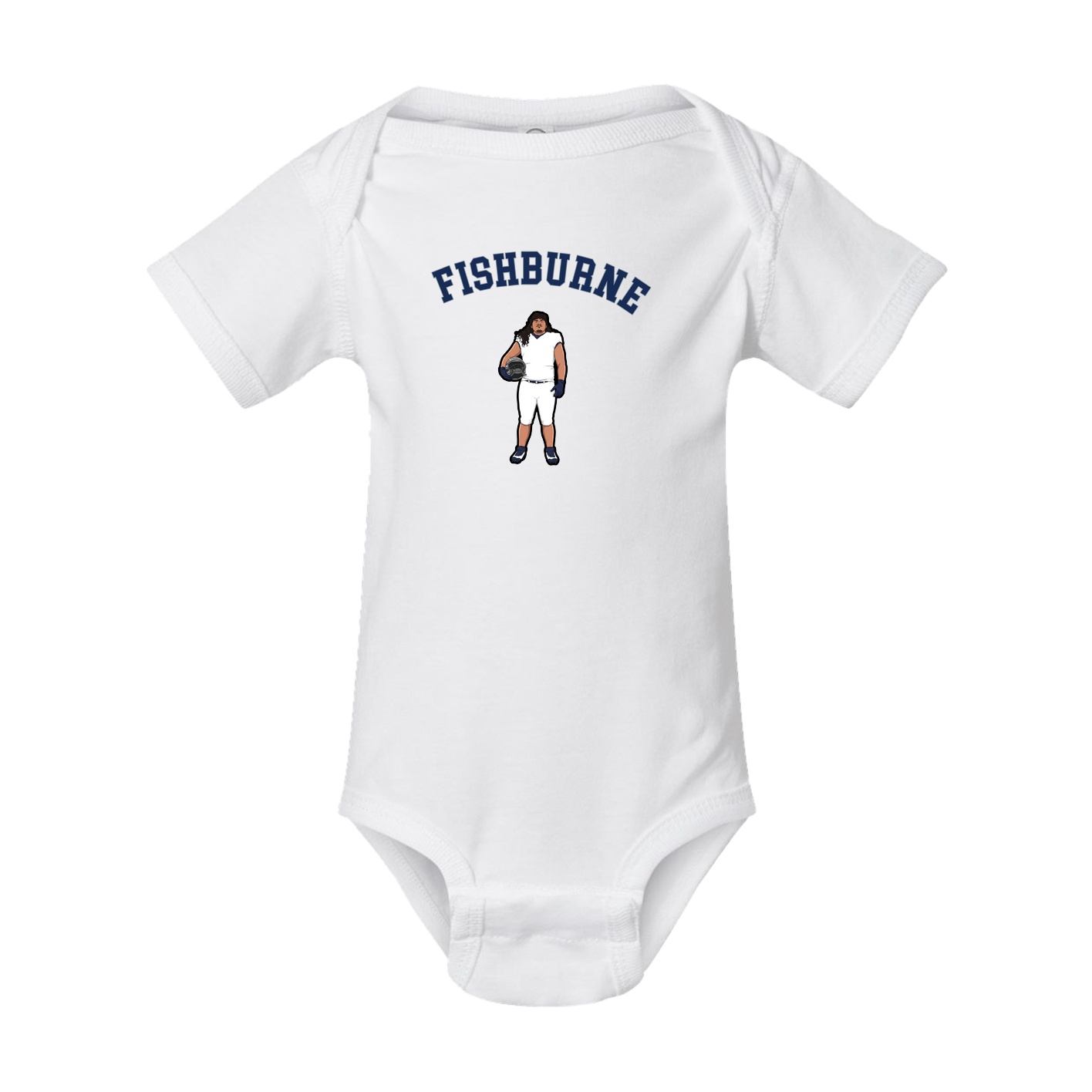 Baby Onesie — Shirsey Arch in White