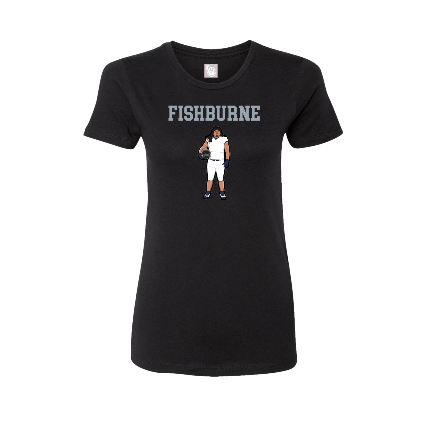 Fitted Women's Tee — Shirsey in Black