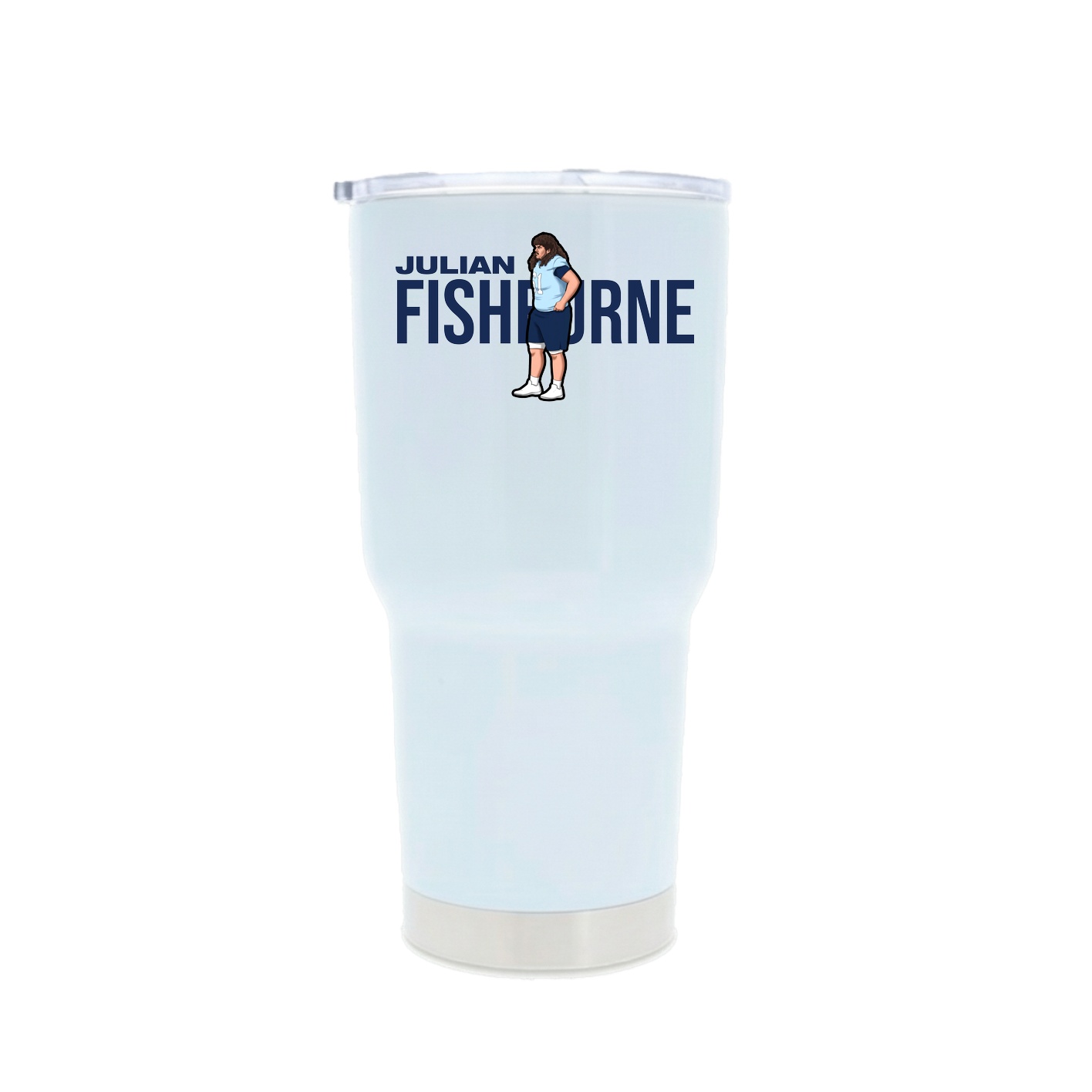 30oz Stainless Steel Tumbler — Player Name in White