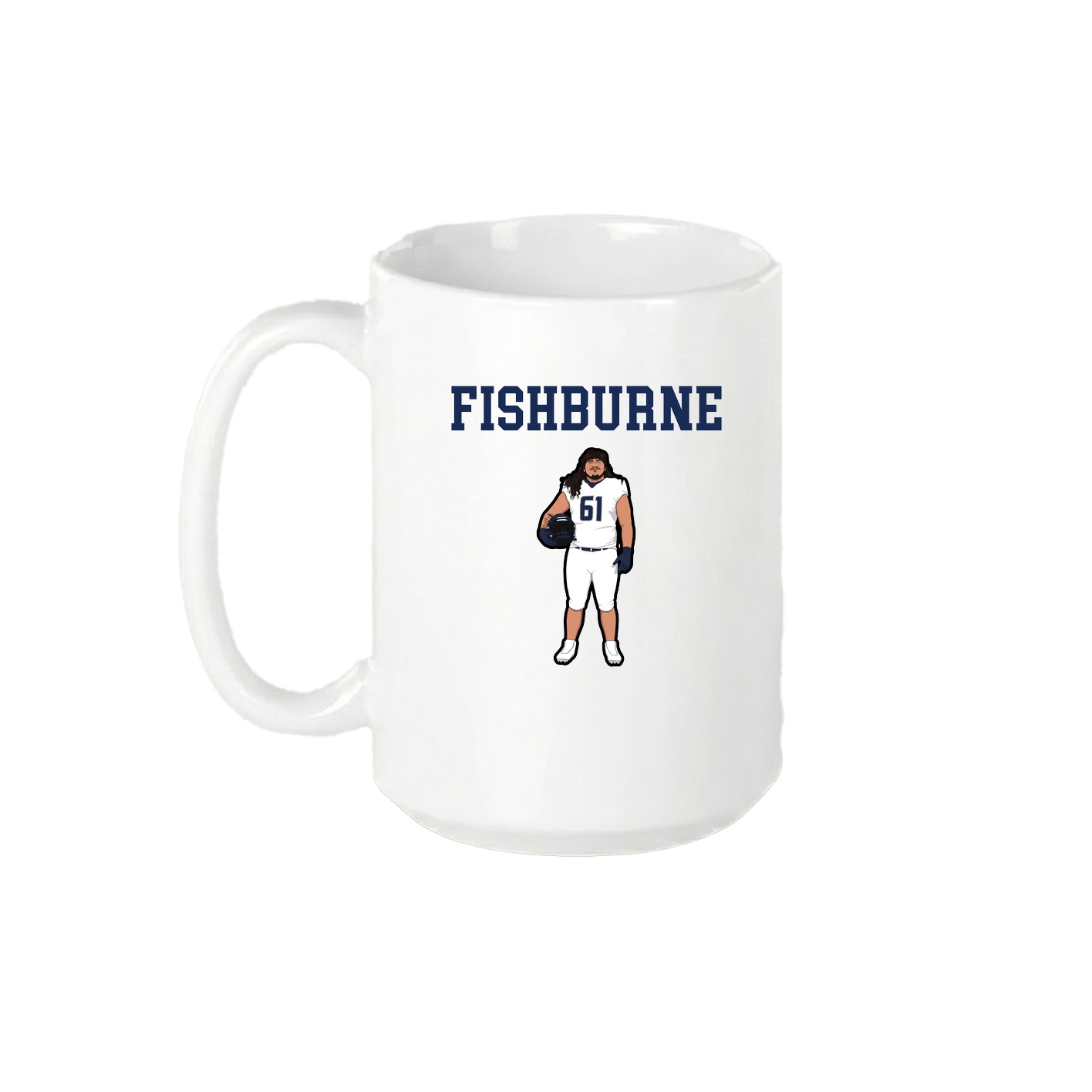 15oz Coffee Mug — Shirsey in White