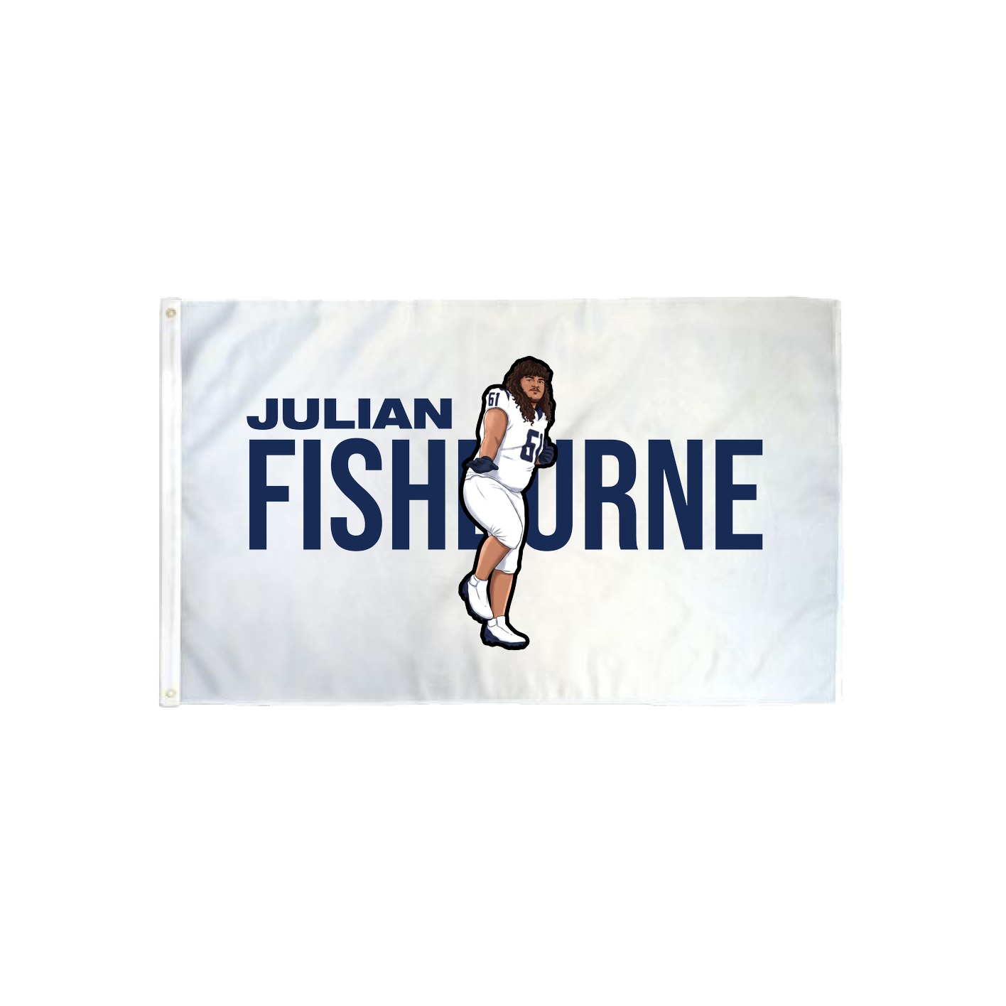 3x5 Flag — Player Name in Classic