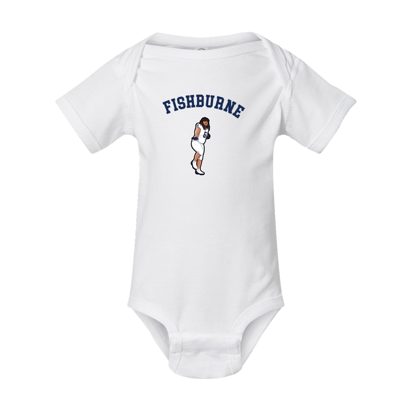 Baby Onesie — Shirsey Arch in White