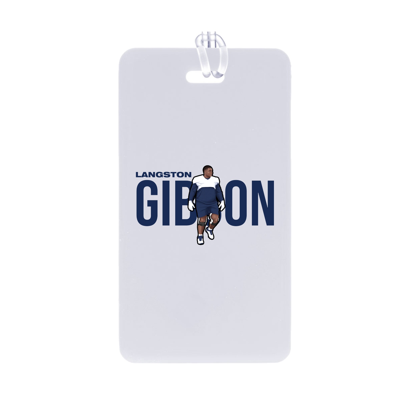 Bag Tag — Player Name in Classic
