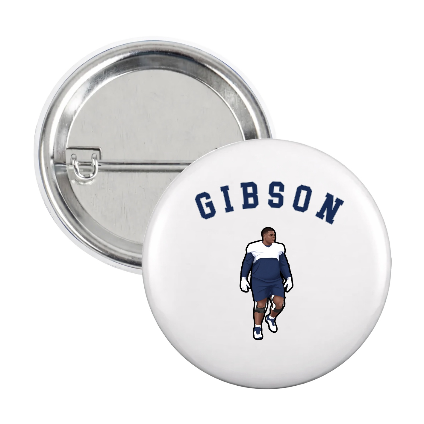 Game Day Button — Shirsey Arch in White