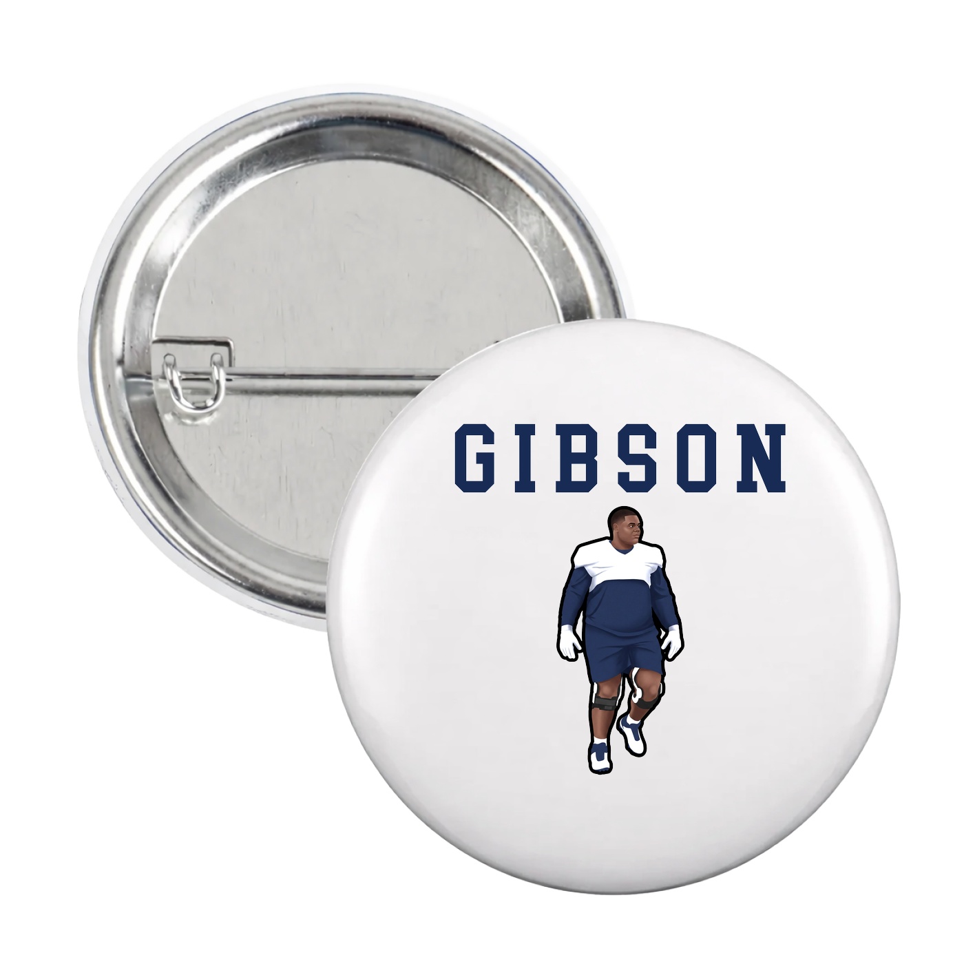 Game Day Button — Shirsey in White