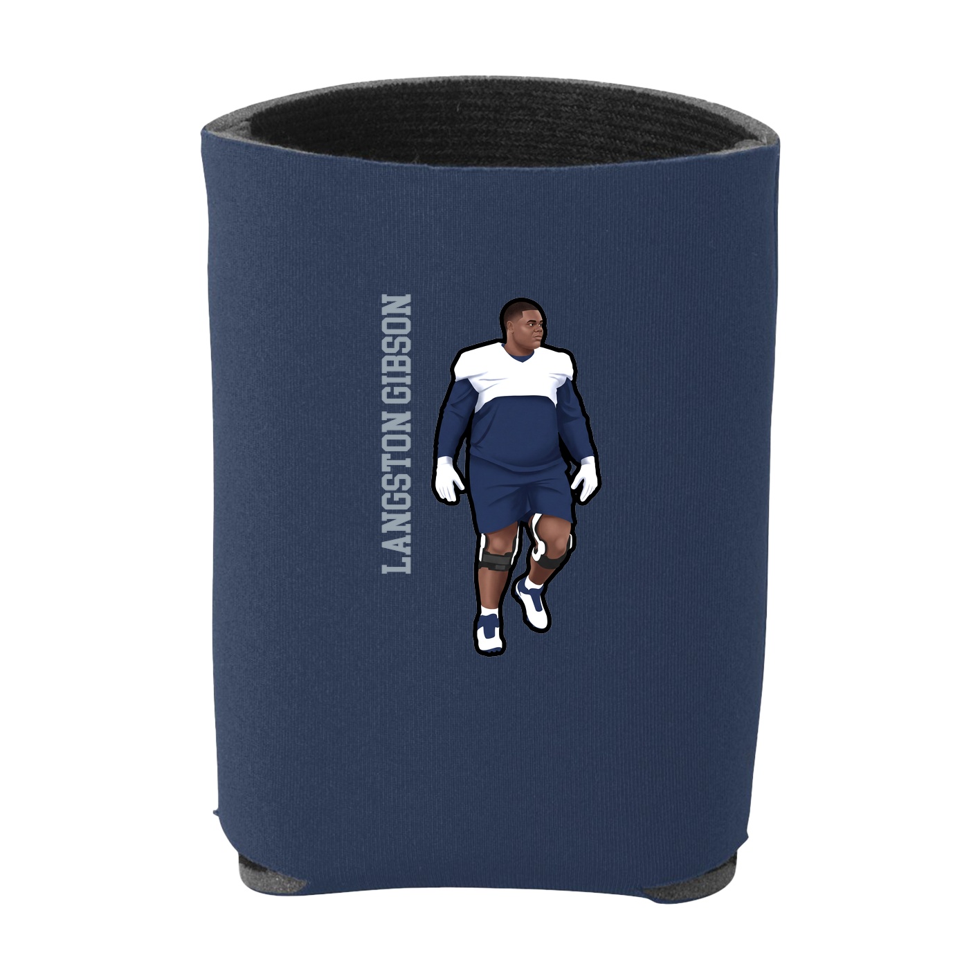Can Holder — Name Vertical in Navy