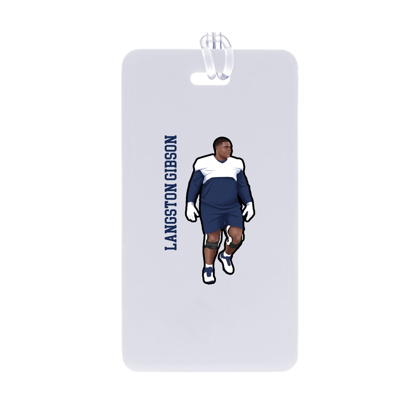 Bag Tag — Name Vertical in Classic