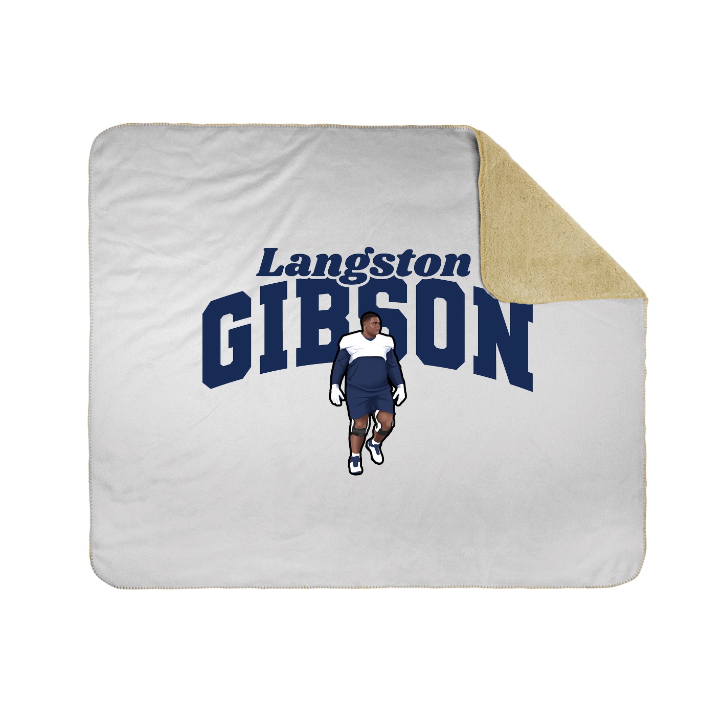 Throw Blanket — Signature Arch in White