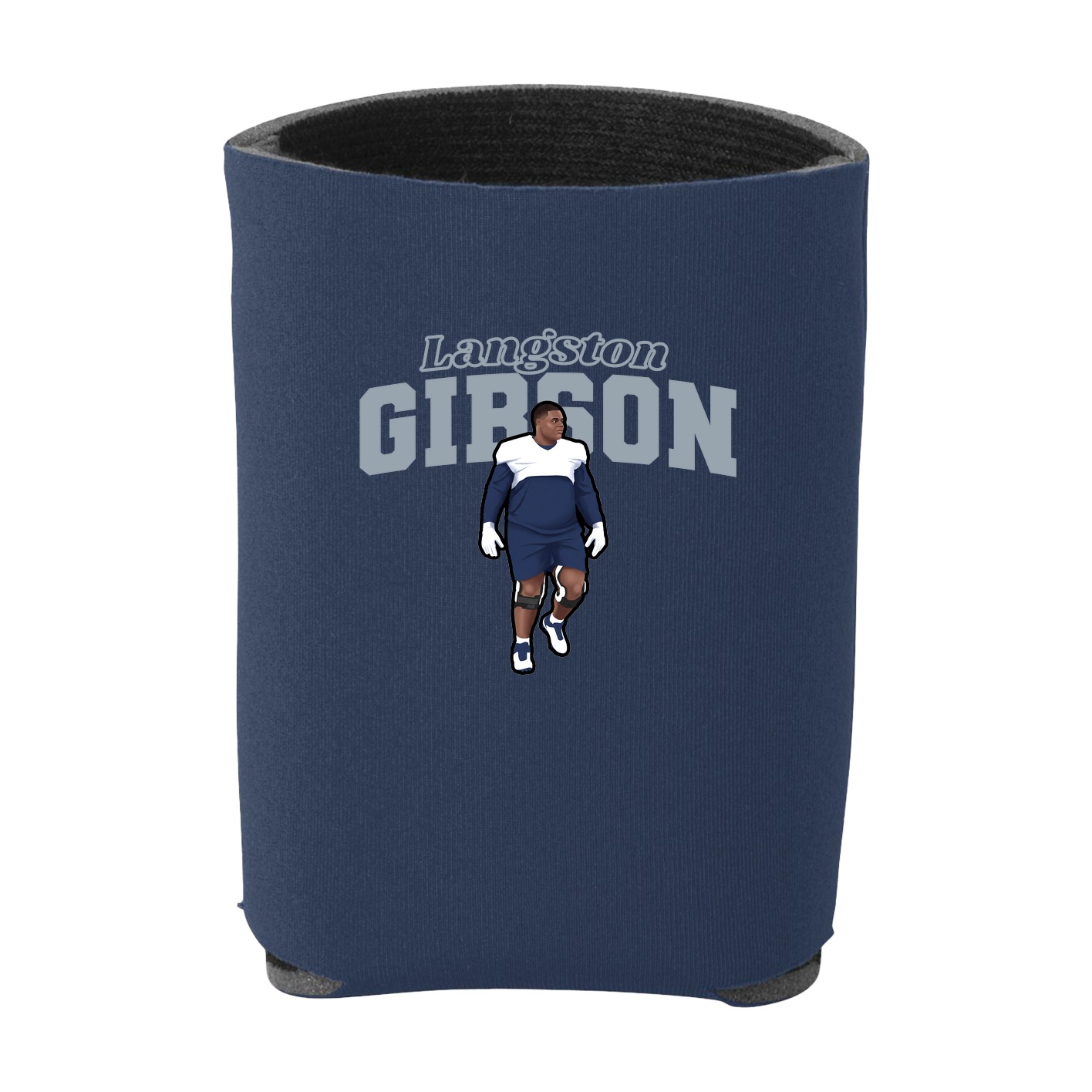 Can Holder — Name Arch in Navy