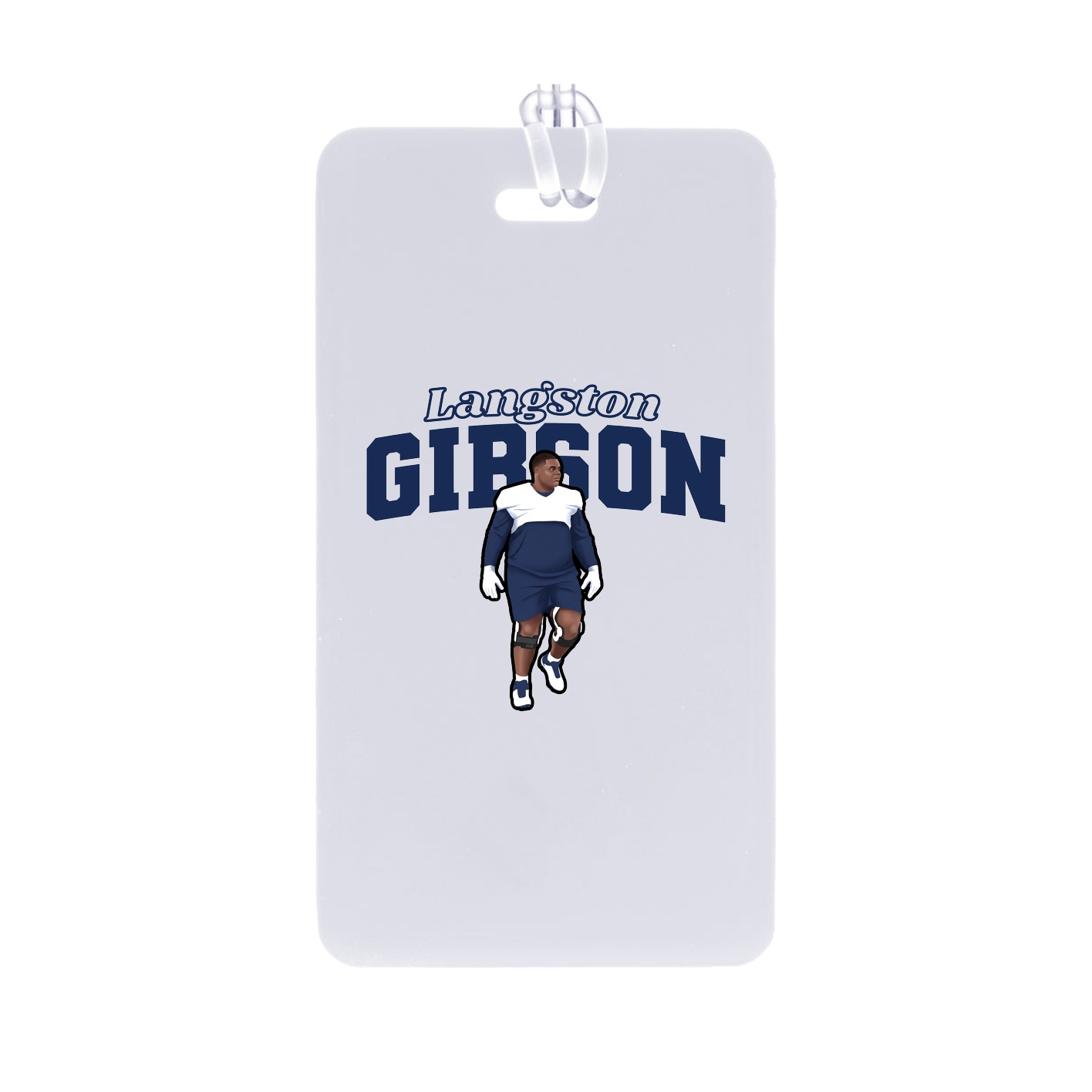 Bag Tag — Name Arch in Classic