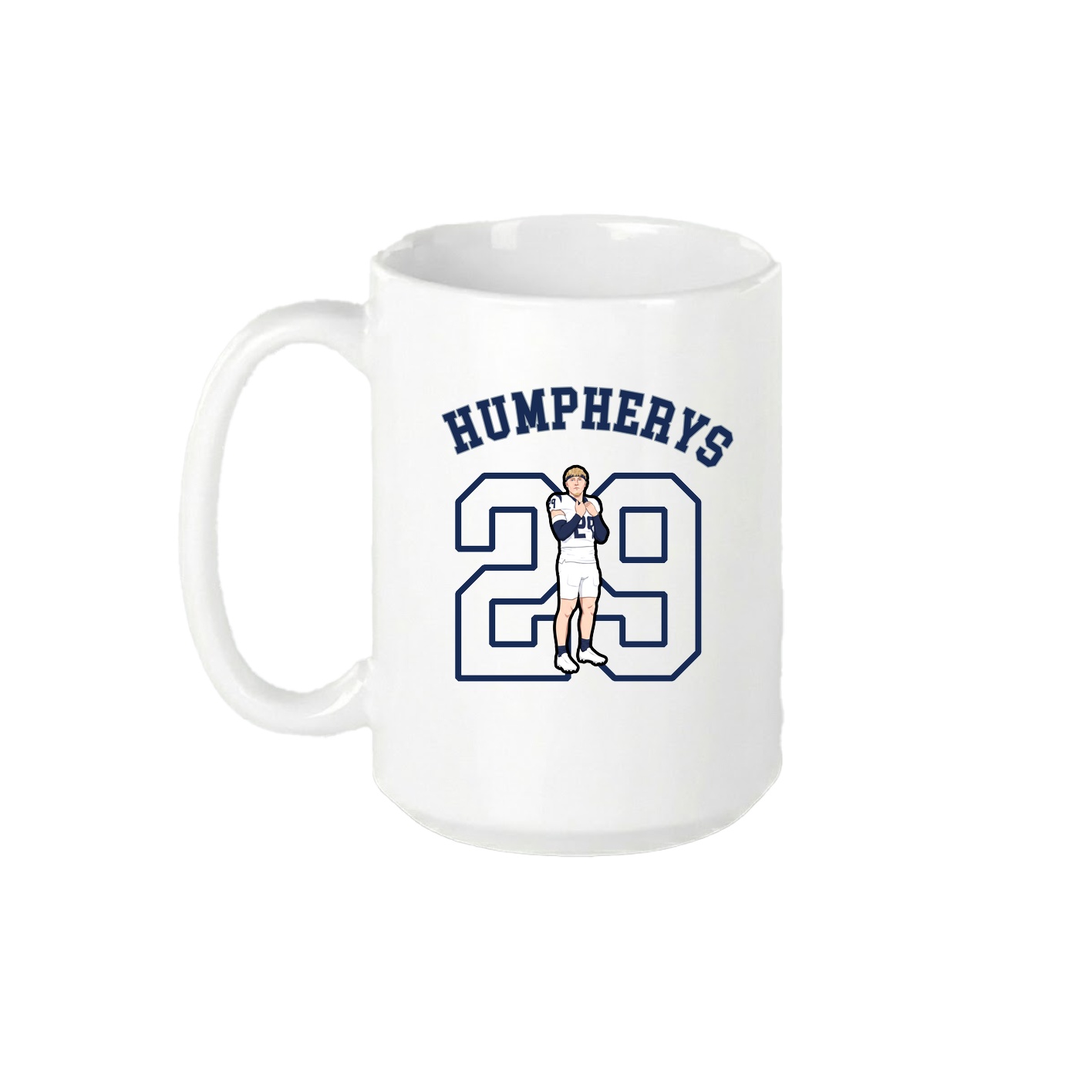 15oz Coffee Mug — Shirsey Arch in White