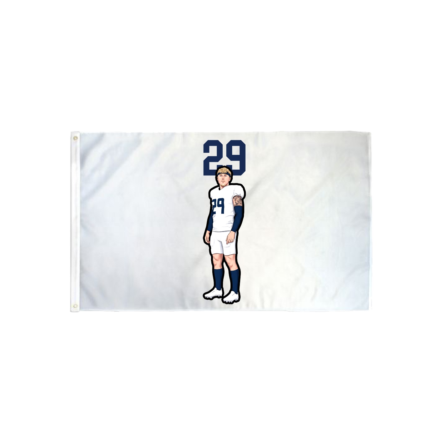3x5 Flag — Number Top in Classic