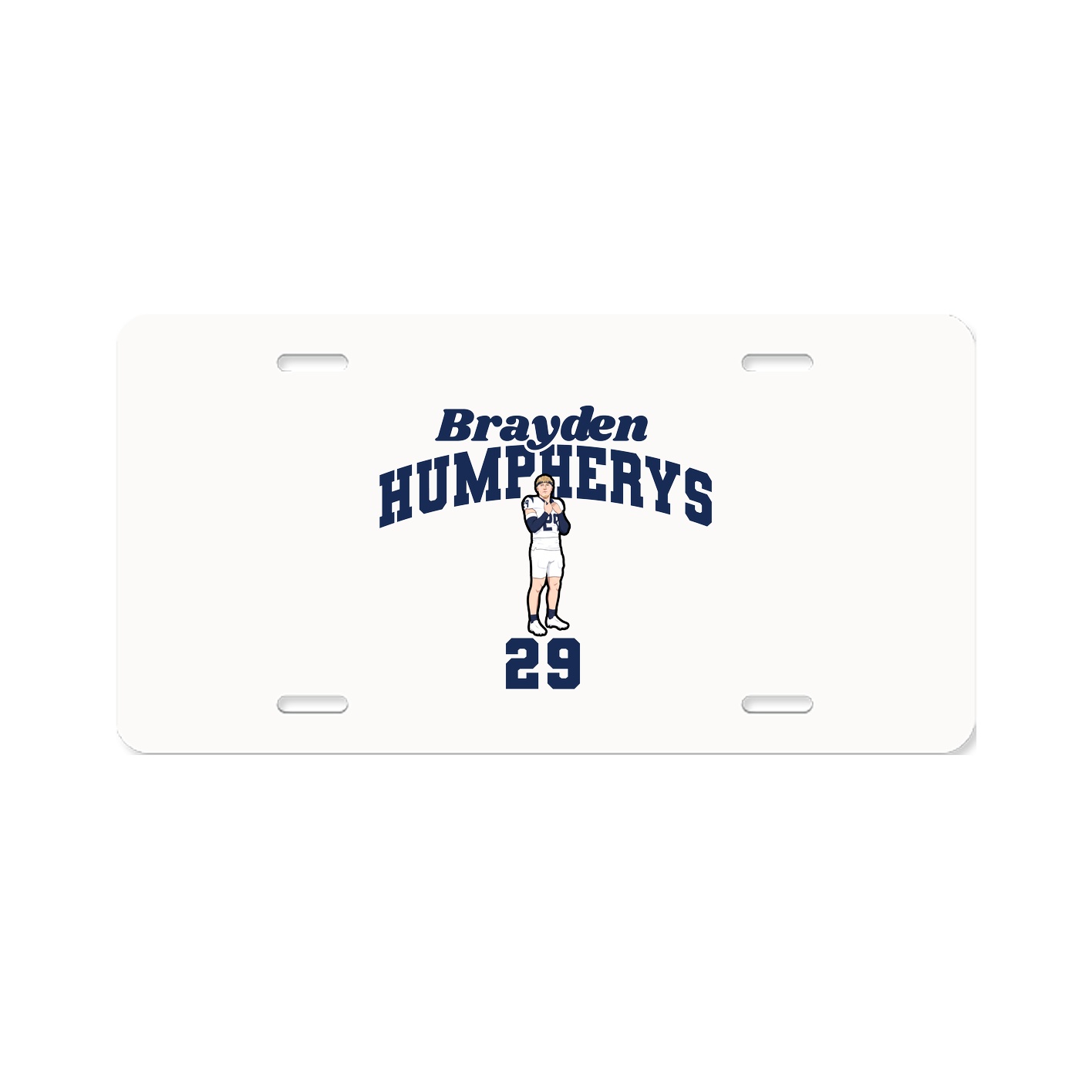 License Plate — Signature Arch in Classic