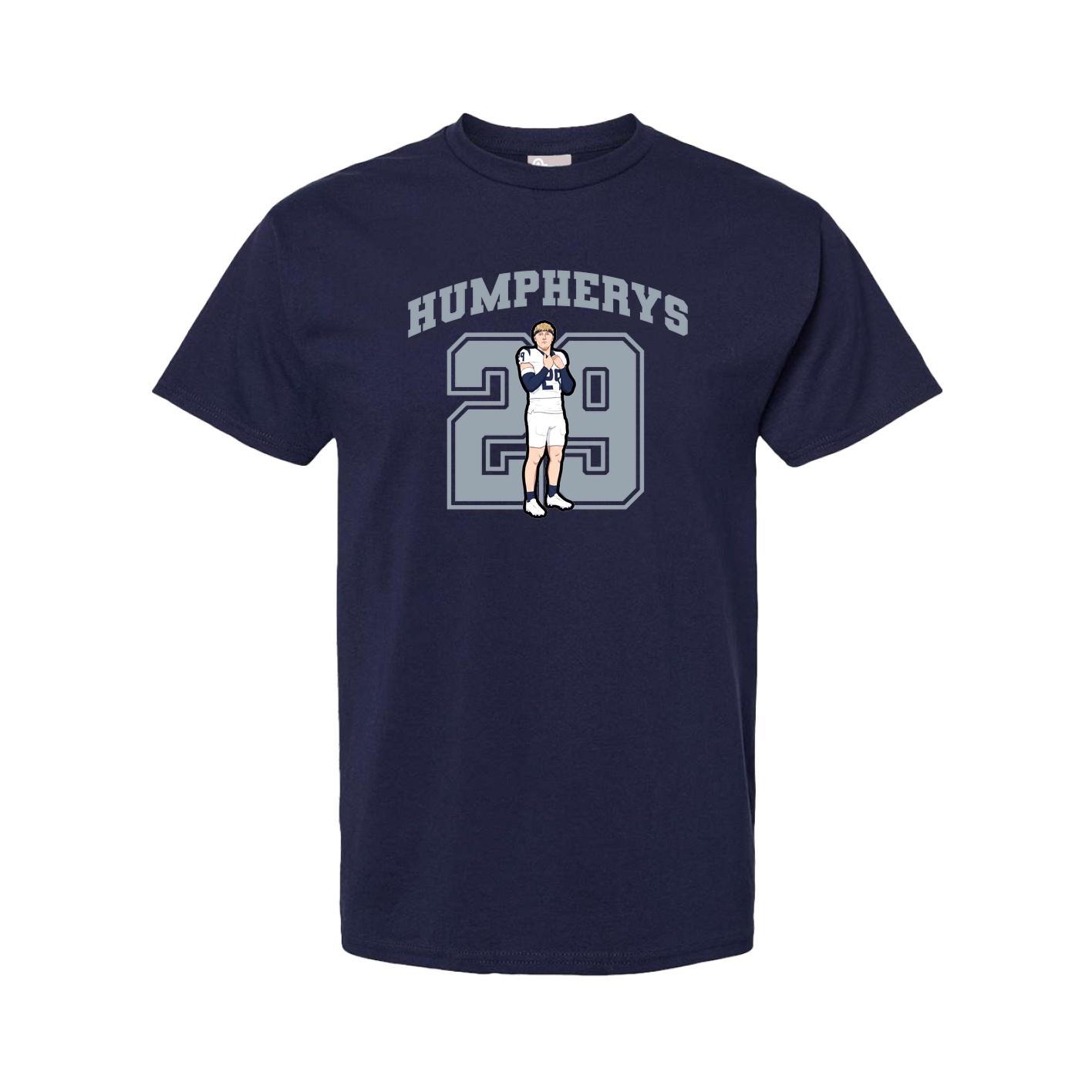 Tee — Number in Navy