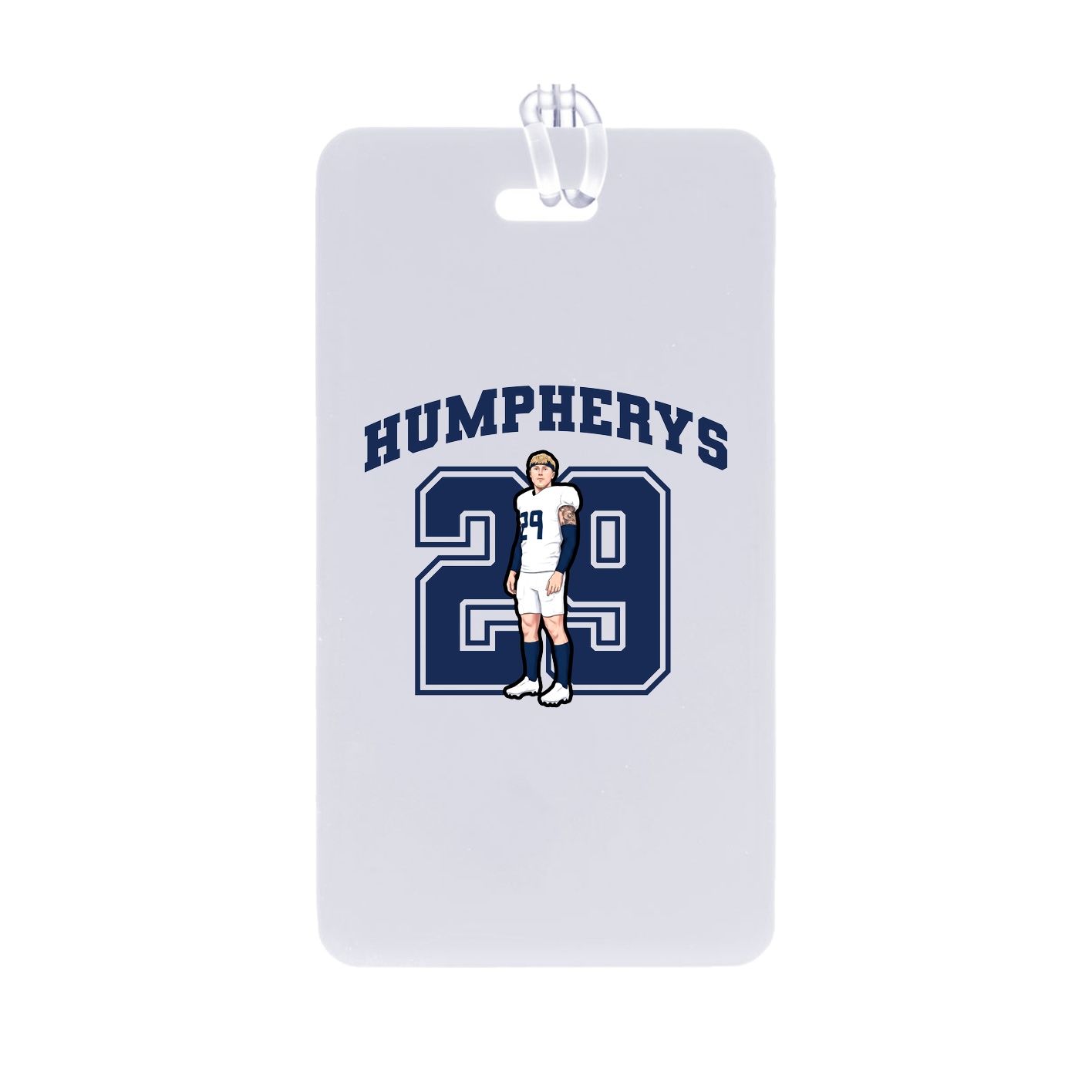 Bag Tag — Number in Classic
