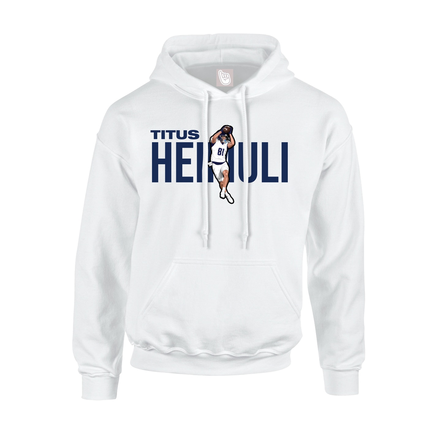 Hoodie — Player Name in White