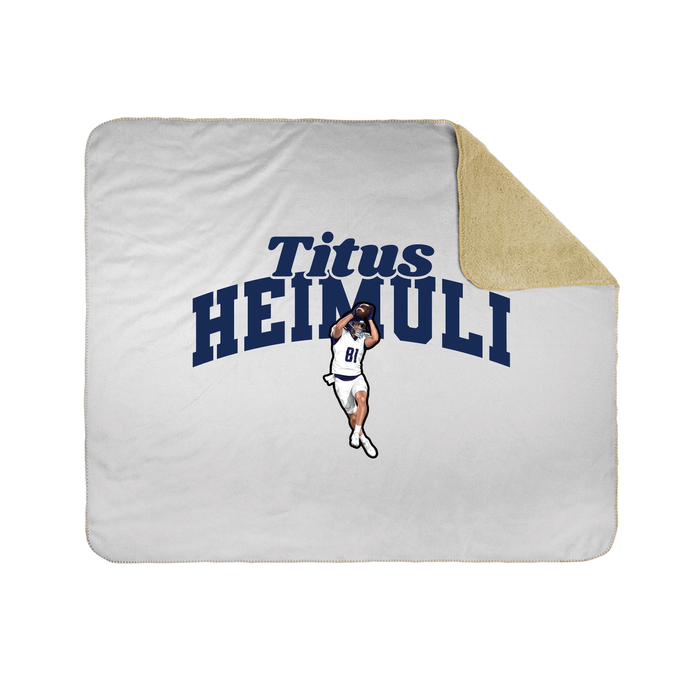 Throw Blanket — Signature Arch in White