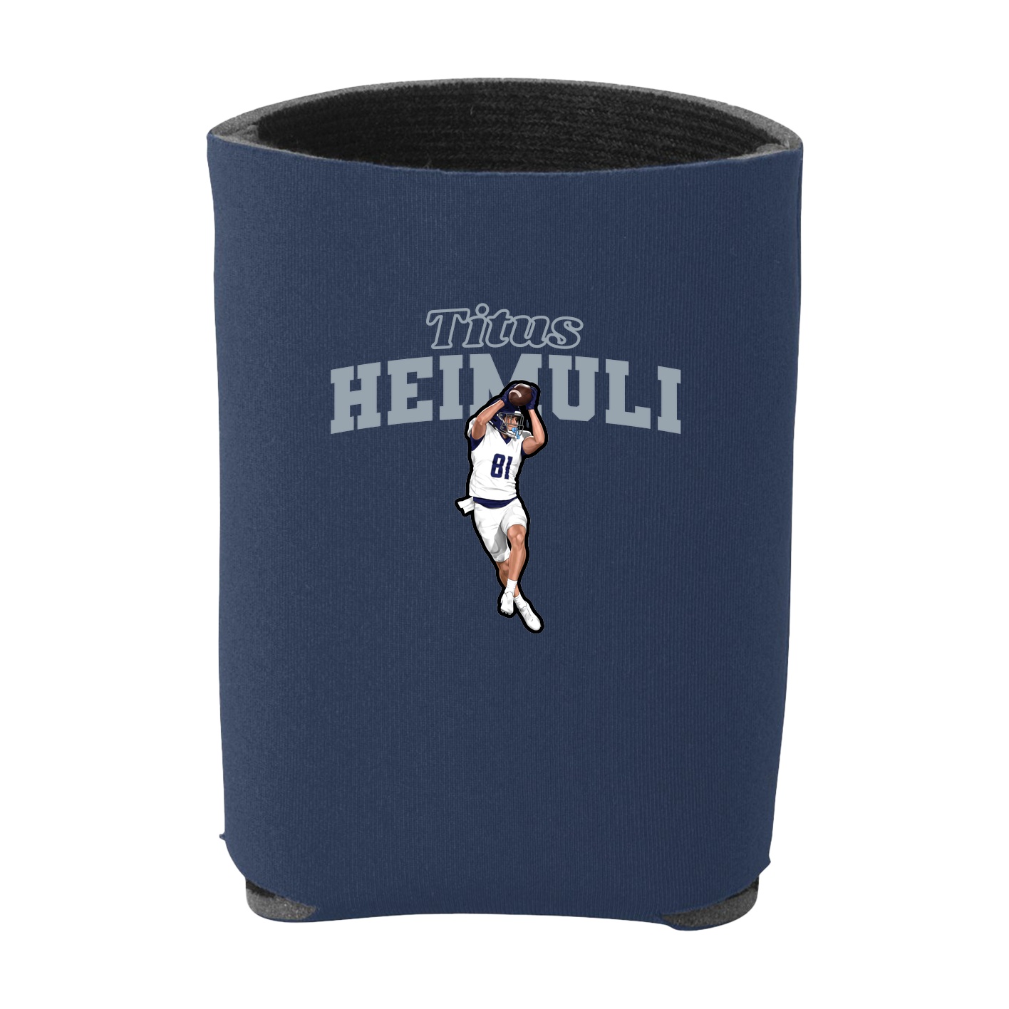 Can Holder — Name Arch in Navy
