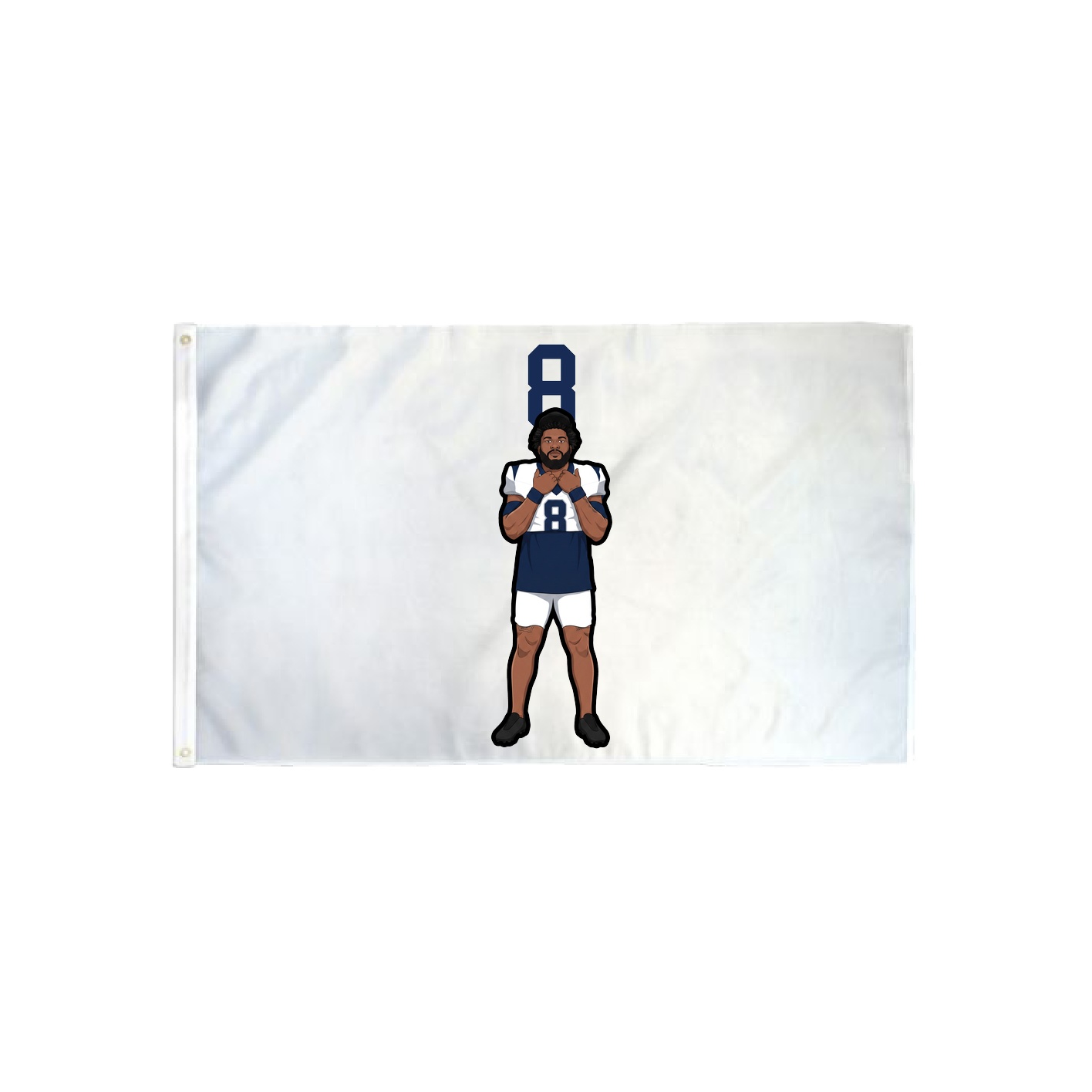 3x5 Flag — Number Top in Classic