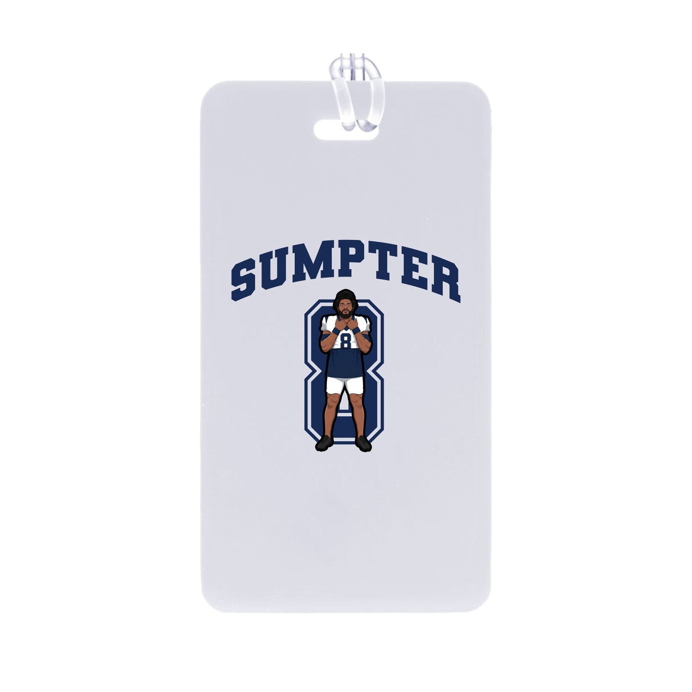 Bag Tag — Number in Classic