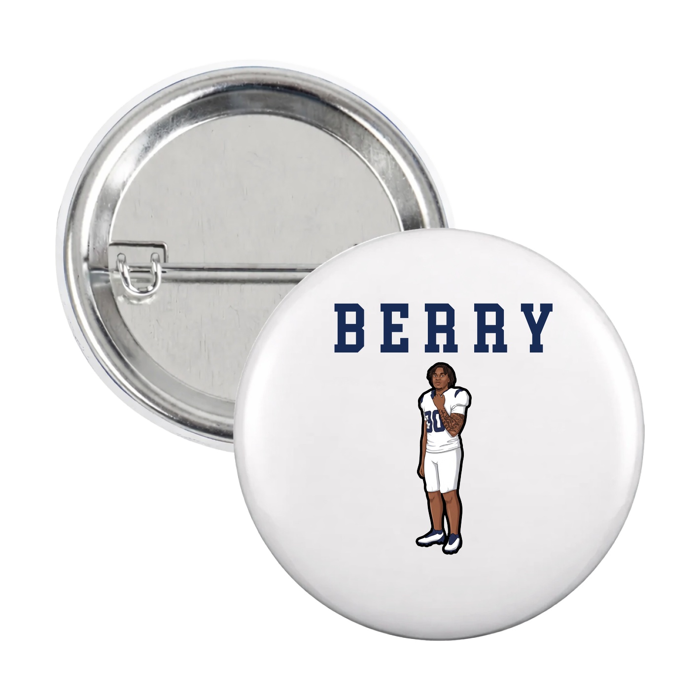 Game Day Button — Shirsey in White