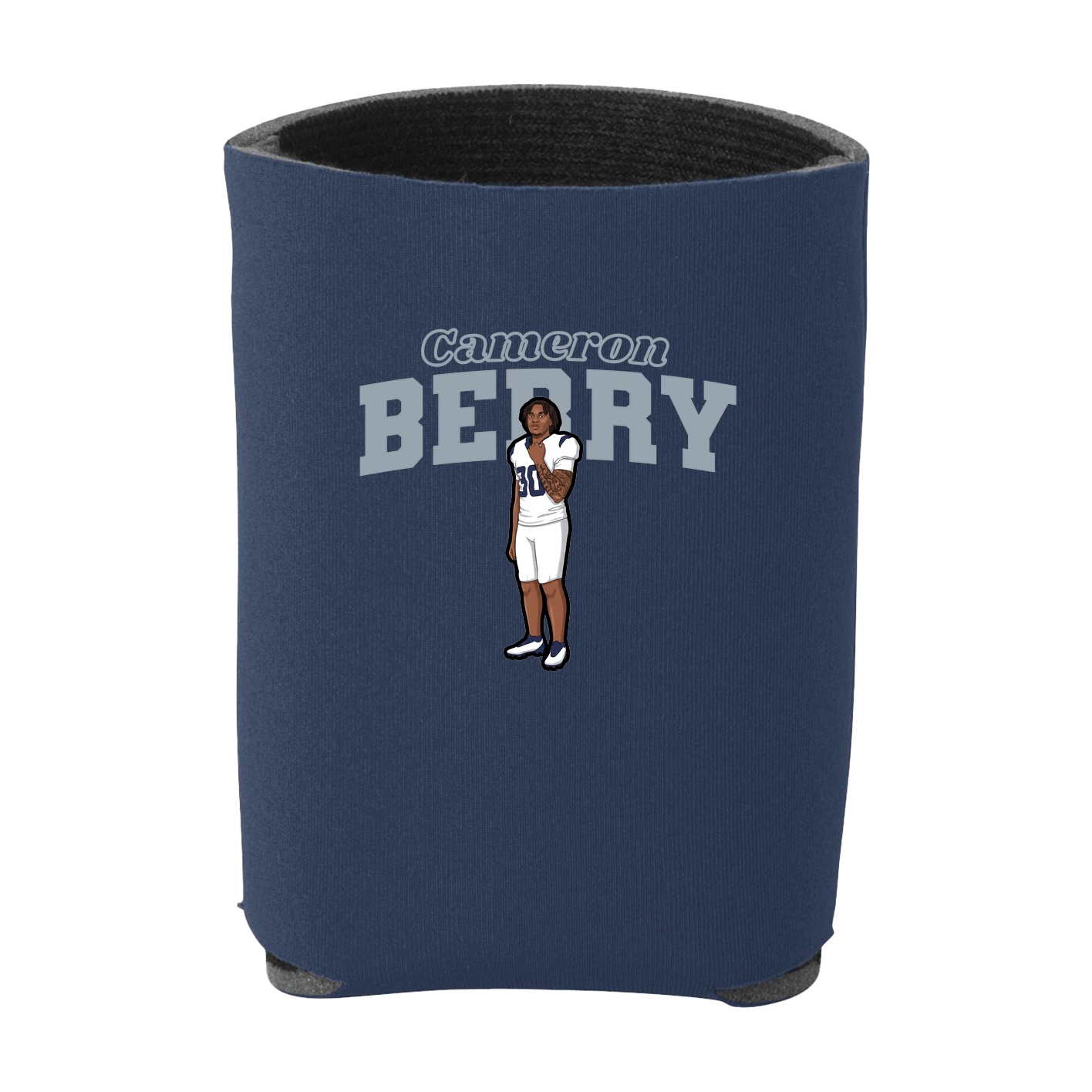 Can Holder — Name Arch in Navy