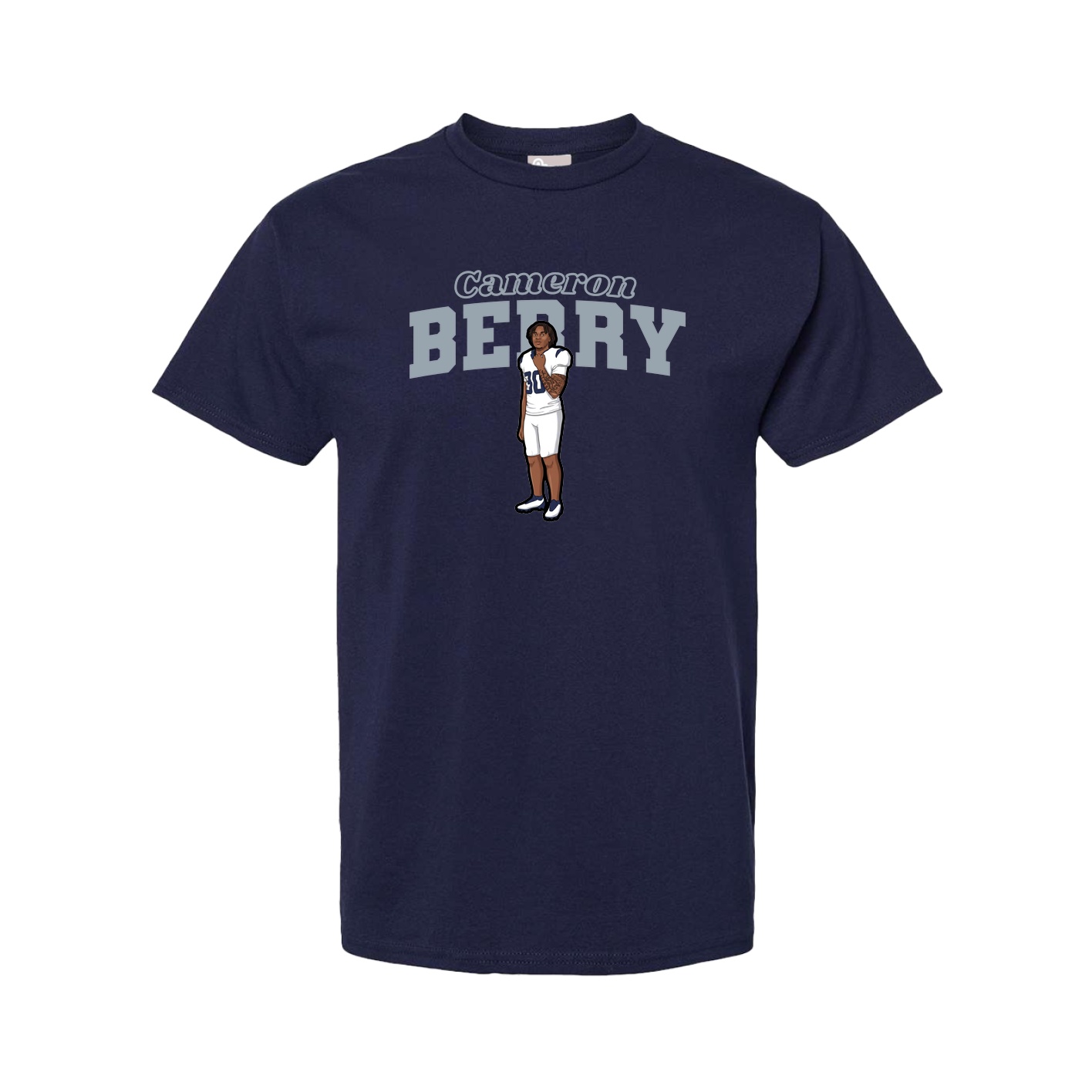 Tee — Name Arch in Navy