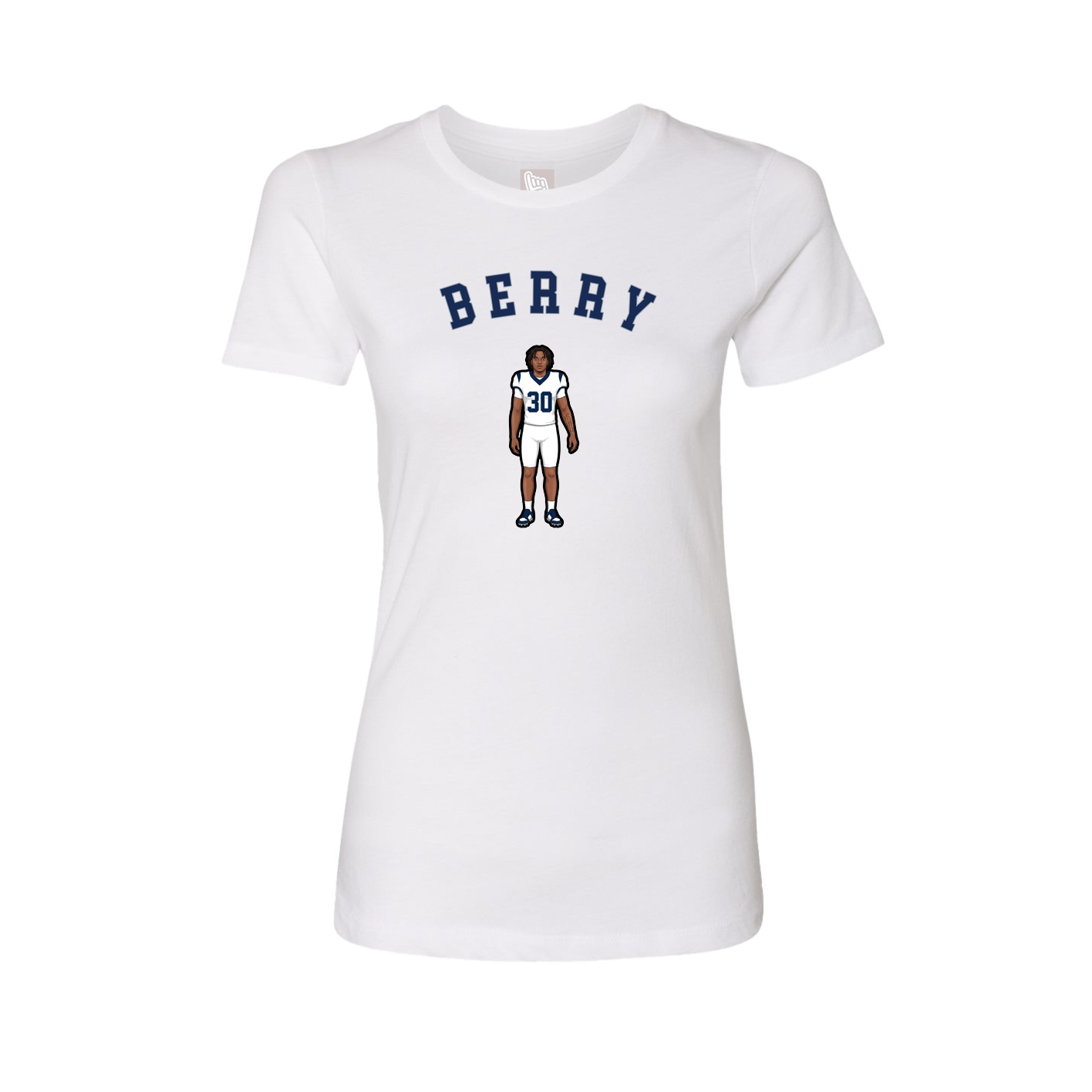Fitted Women's Tee — Shirsey Arch in White