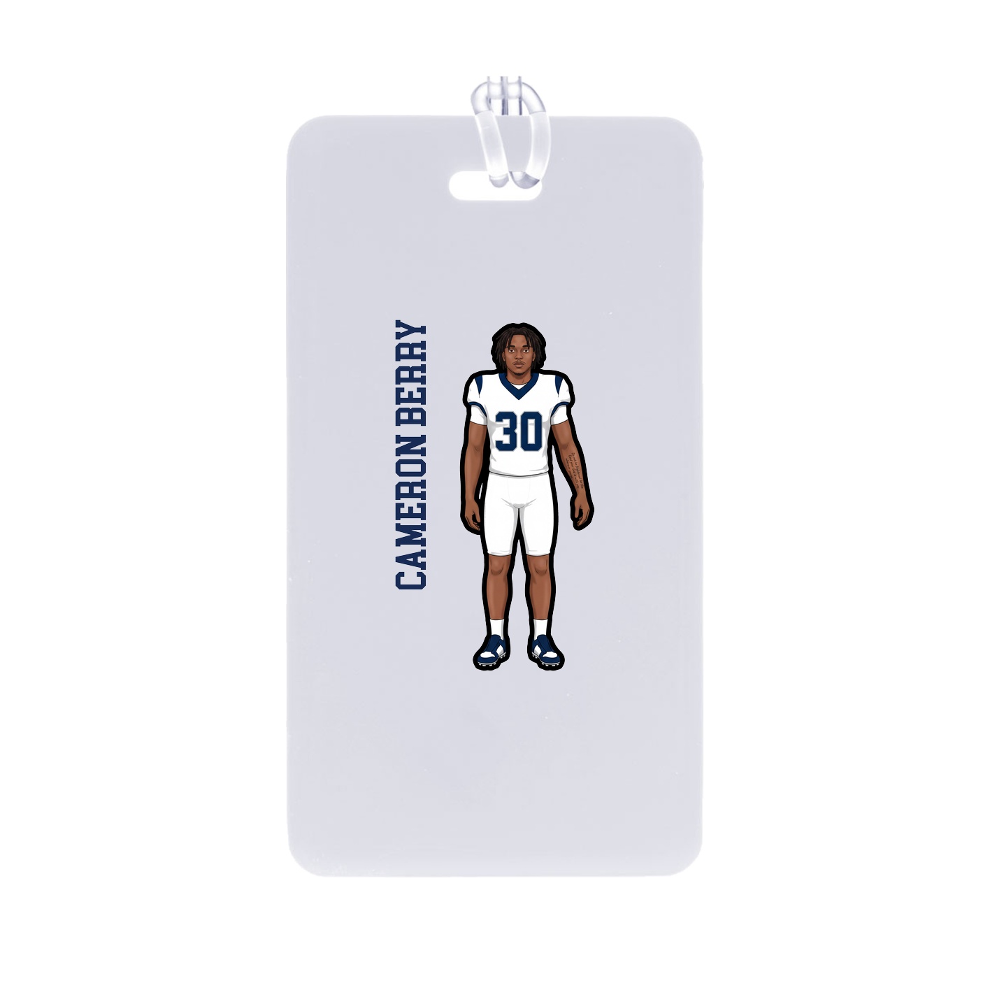 Bag Tag — Name Vertical in Classic