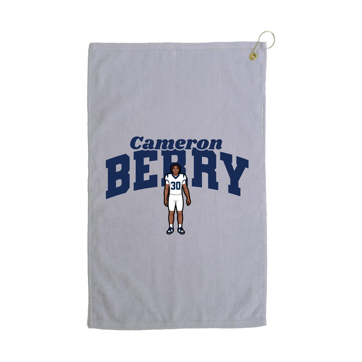 Golf Towel — Signature Arch in Grey