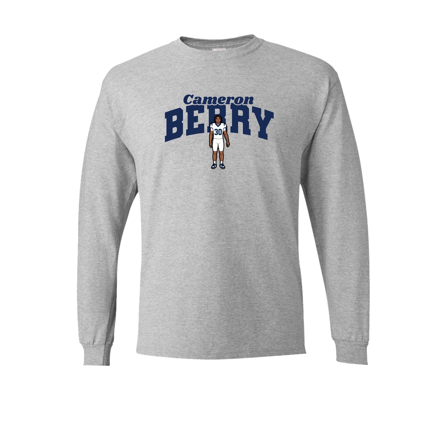Long Sleeve Tee — Signature Arch in Grey