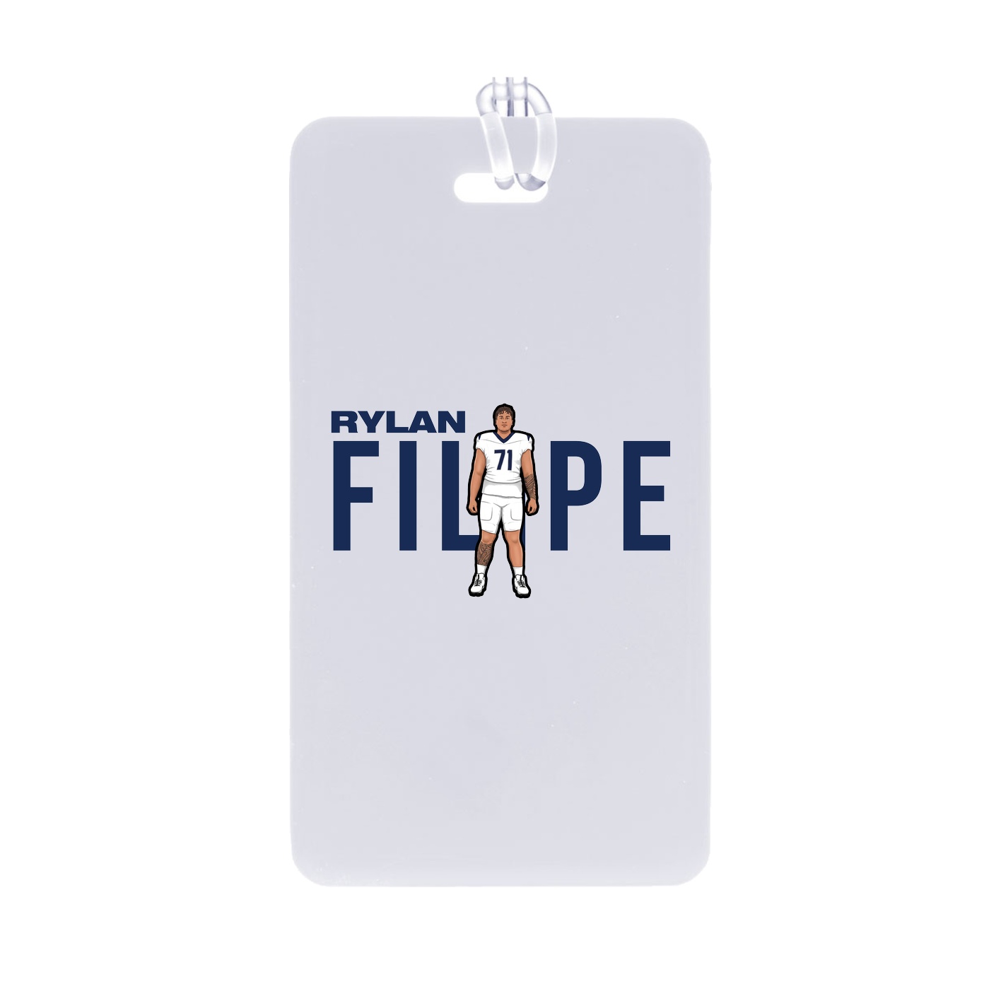 Bag Tag — Player Name in Classic
