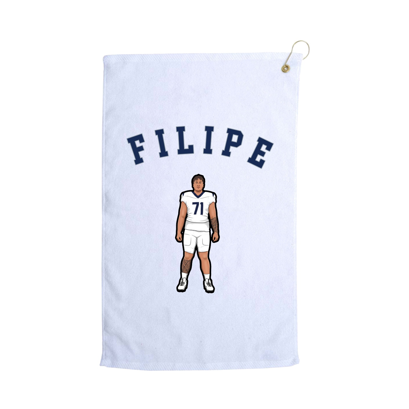 Golf Towel — Shirsey Arch in White